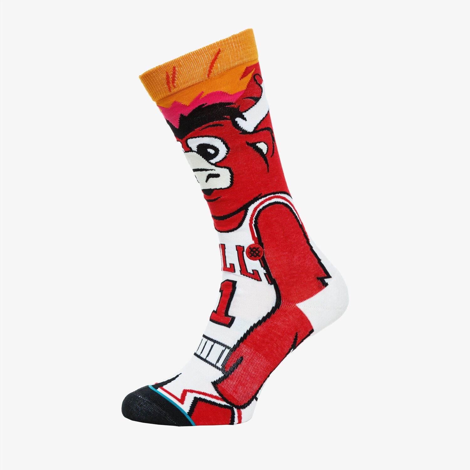 pánské ponožky STANCE PONOŽKY BENNY THE BULL M545D18BEN ČERVENÁ