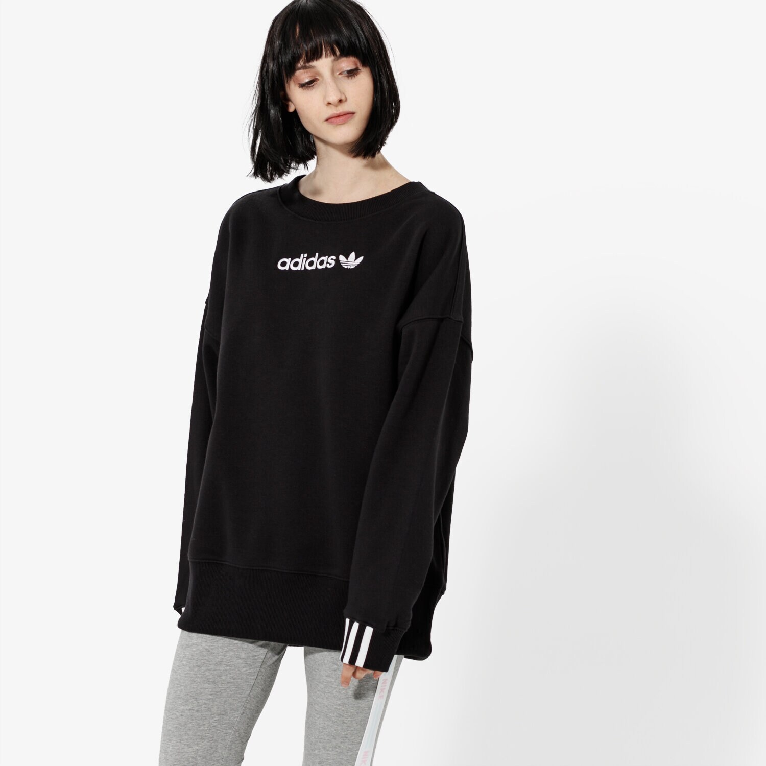 dámská mikina ADIDAS MIKINA COEEZE SWEAT COEEZE DU7193 ČERNÁ