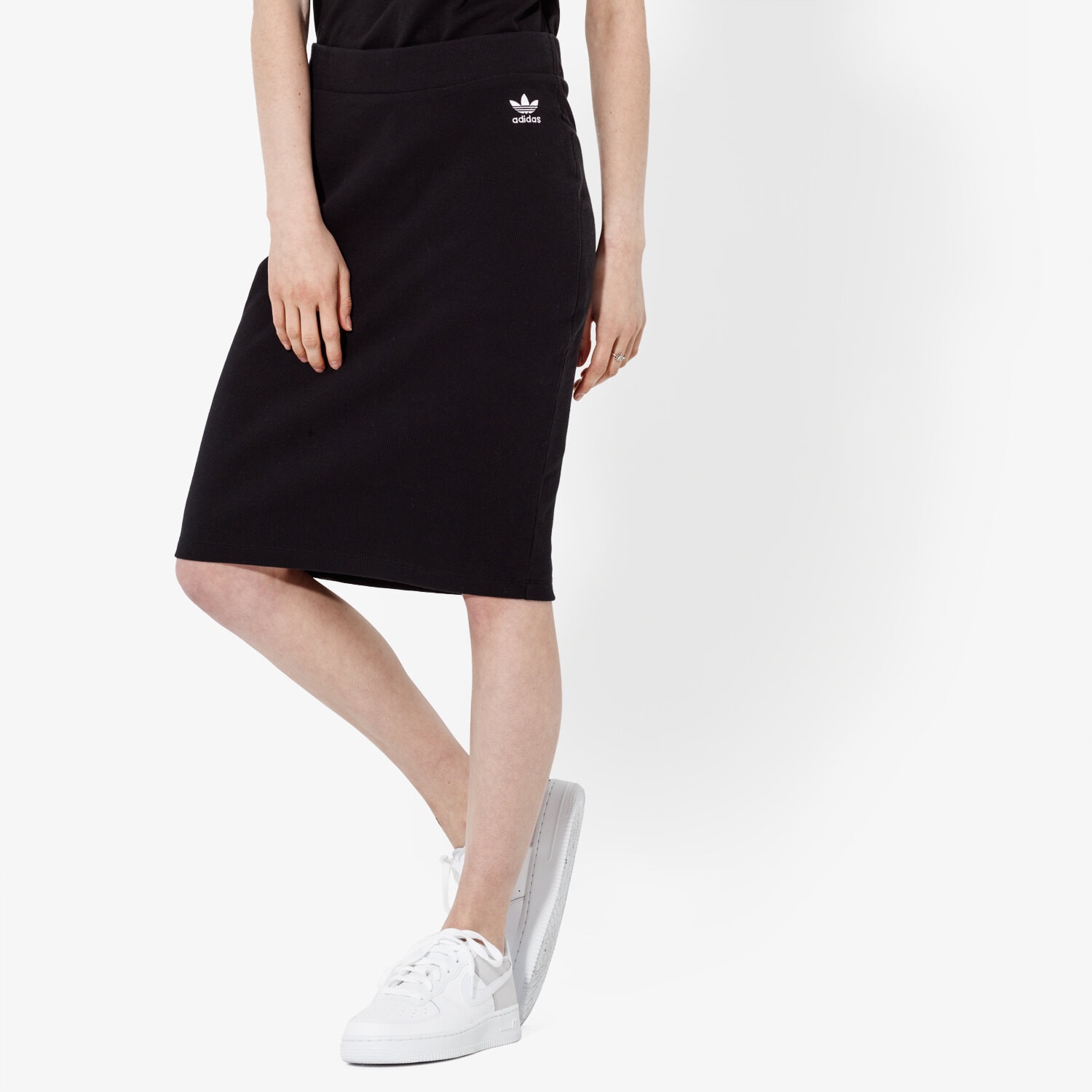 dámská sukně ADIDAS SUKNĚ SC MIDI SKIRT ADICOLOR DW3903 ČERNÁ