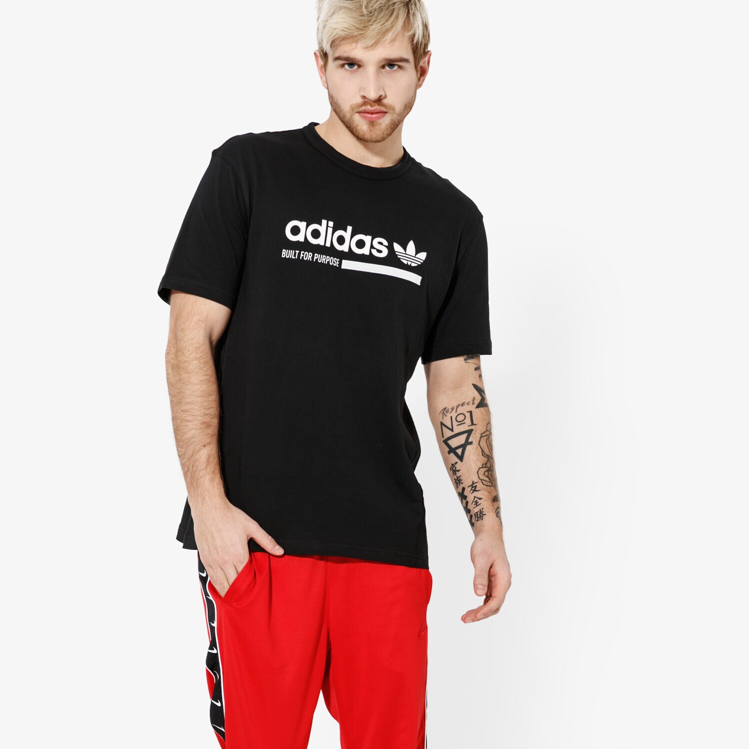pánské tričko ADIDAS TRIČKO SS TEE KAVAL DV1922 ČERNÁ