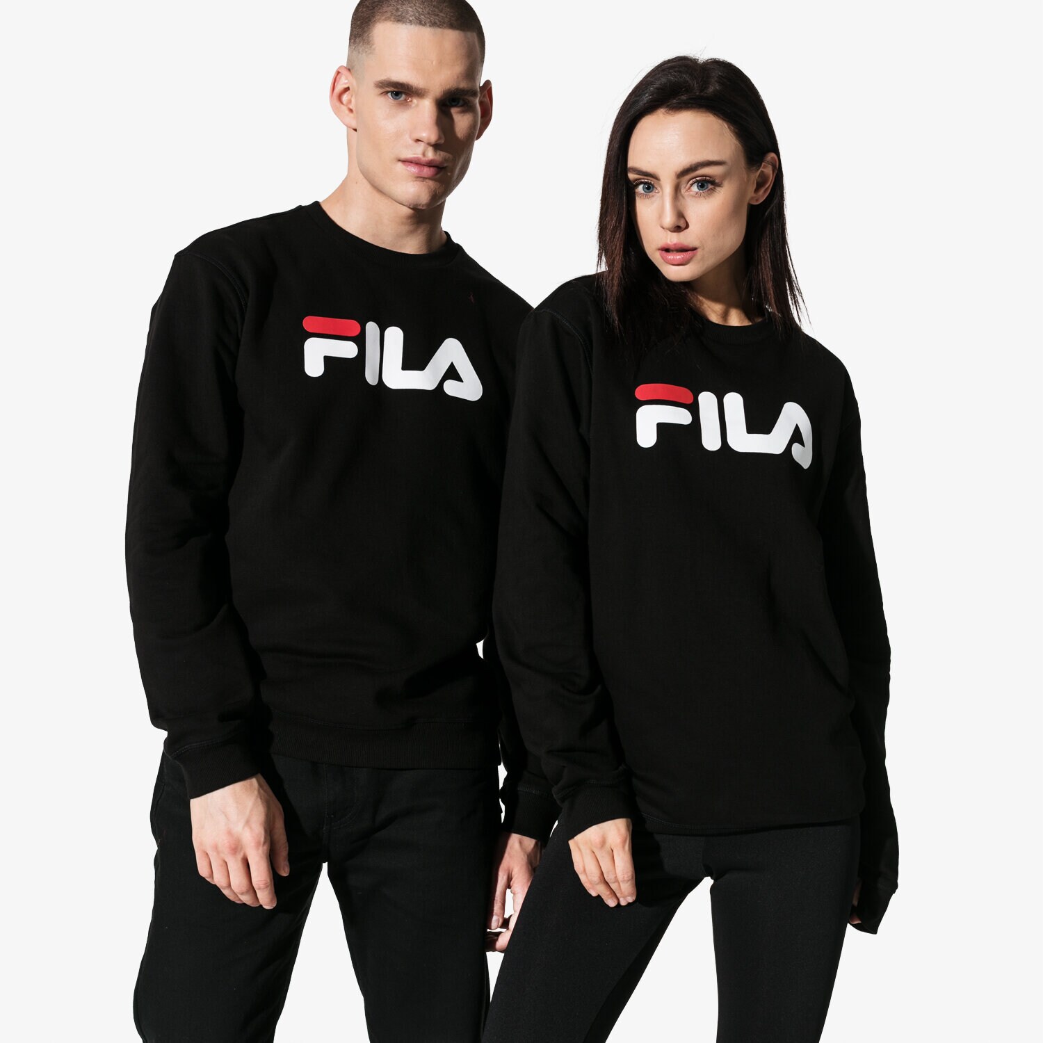 dámská mikina FILA MIKINA PURE CREW SWEAT U 681091002 ČERNÁ