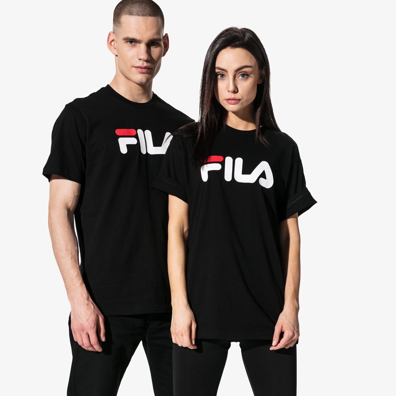 pánské tričko FILA TRIČKO PURE TEE 681093002 ČERNÁ