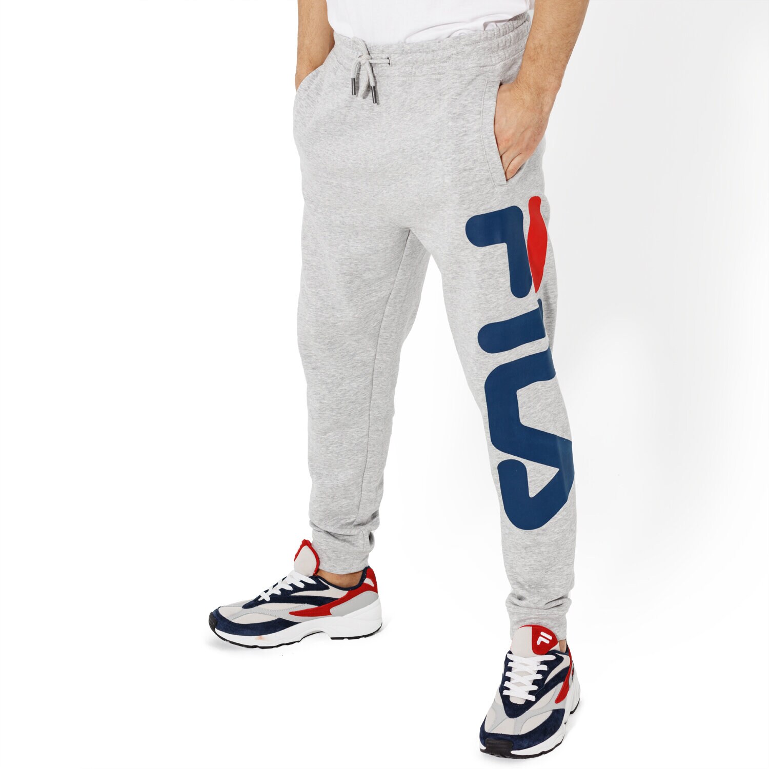 pánské kalhoty FILA KALHOTY  PURE BASIC PANTS 681094B13 ŠEDÁ