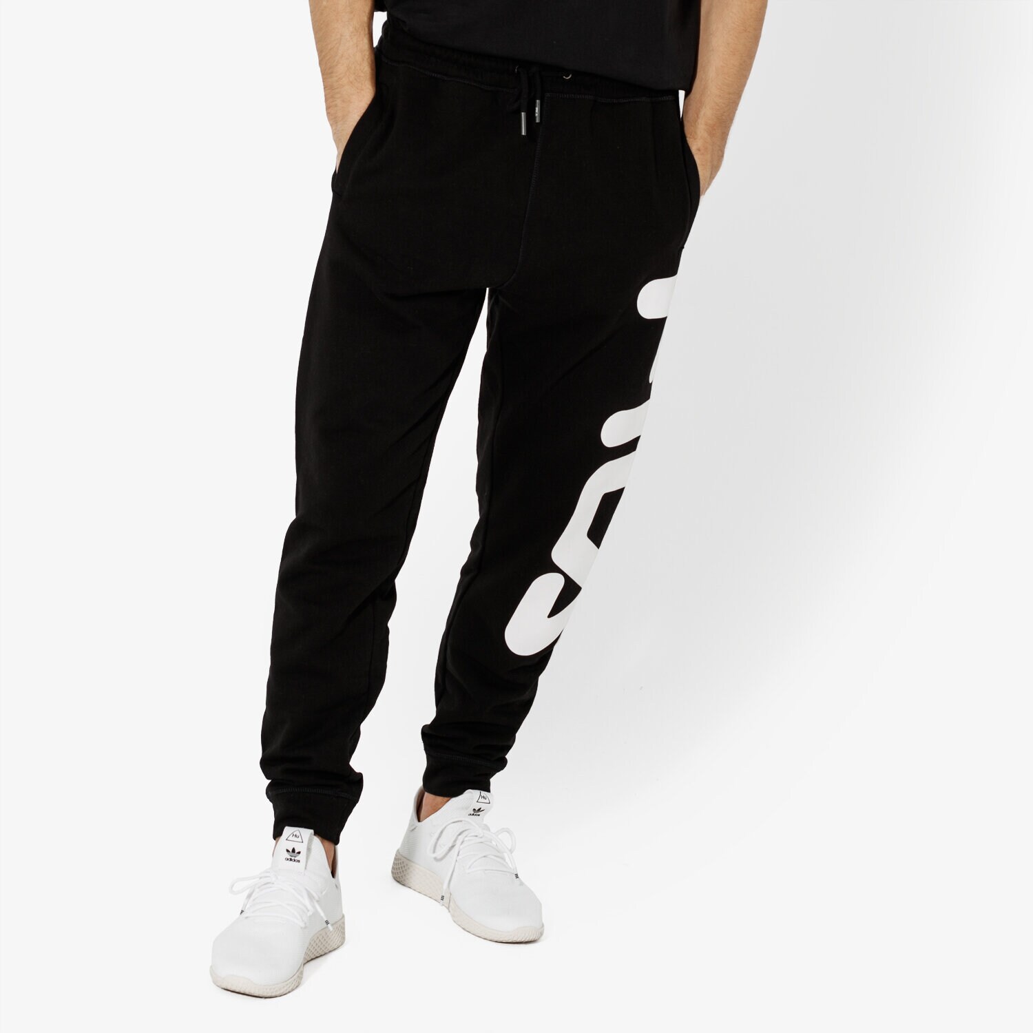 pánské kalhoty FILA KALHOTY  PURE BASIC PANTS 681094002 ČERNÁ