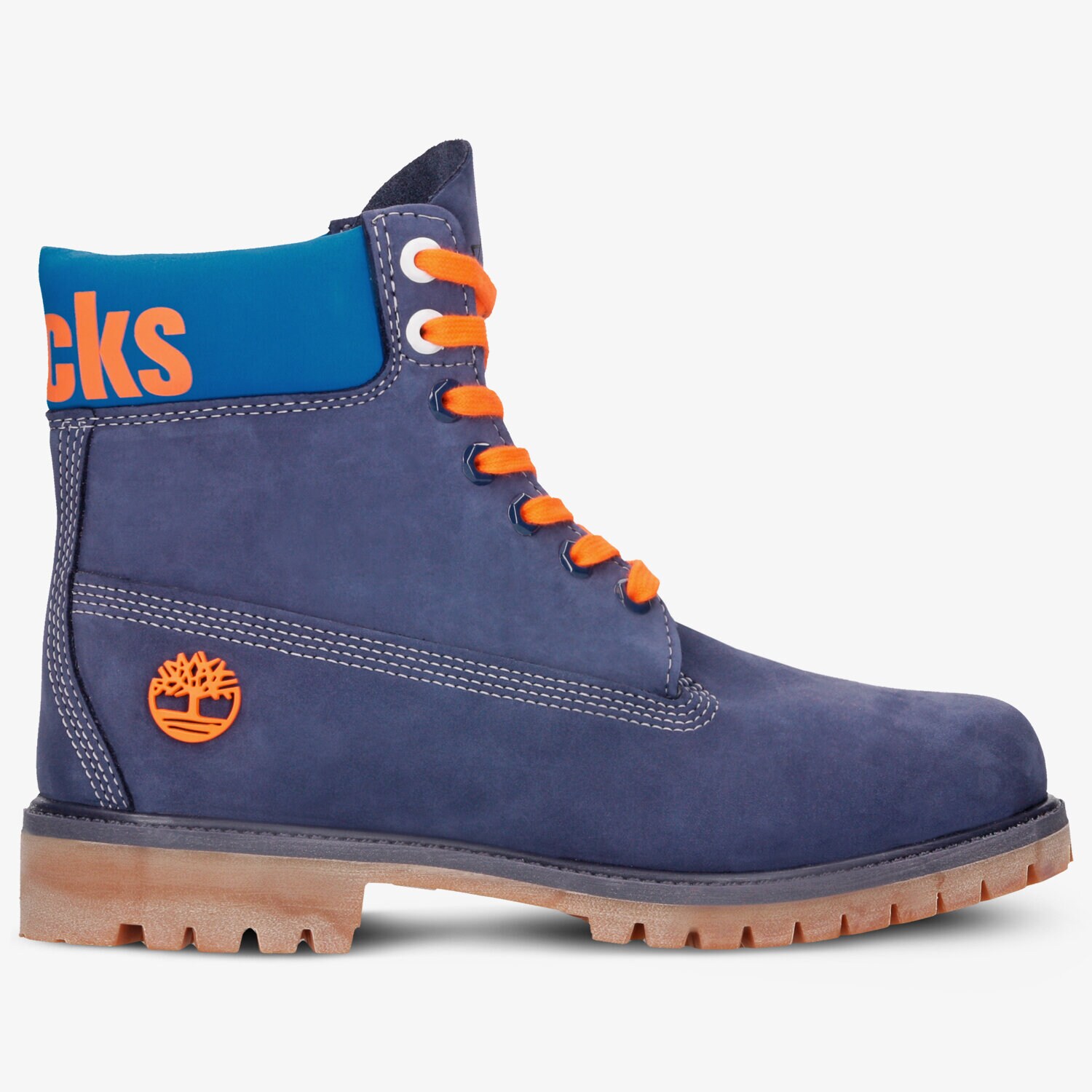 pánské kotníkové boty TIMBERLAND PREMIUM 6 INCH BOOT NBA NEW YORK KNICK TB0A2493E091 MODRÁ