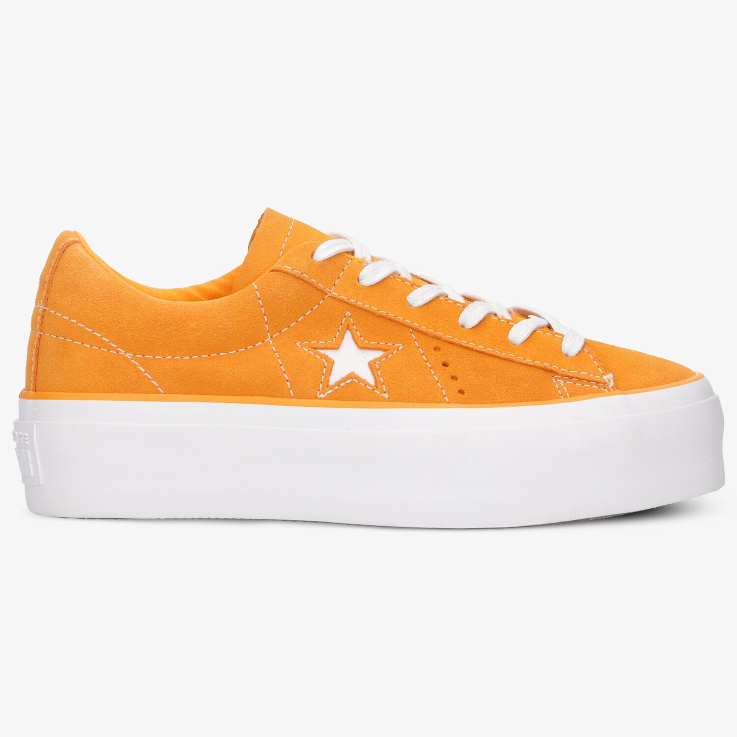 dámské tenisky CONVERSE ONE STAR PLATFORM 563487C ORANŽOVÁ