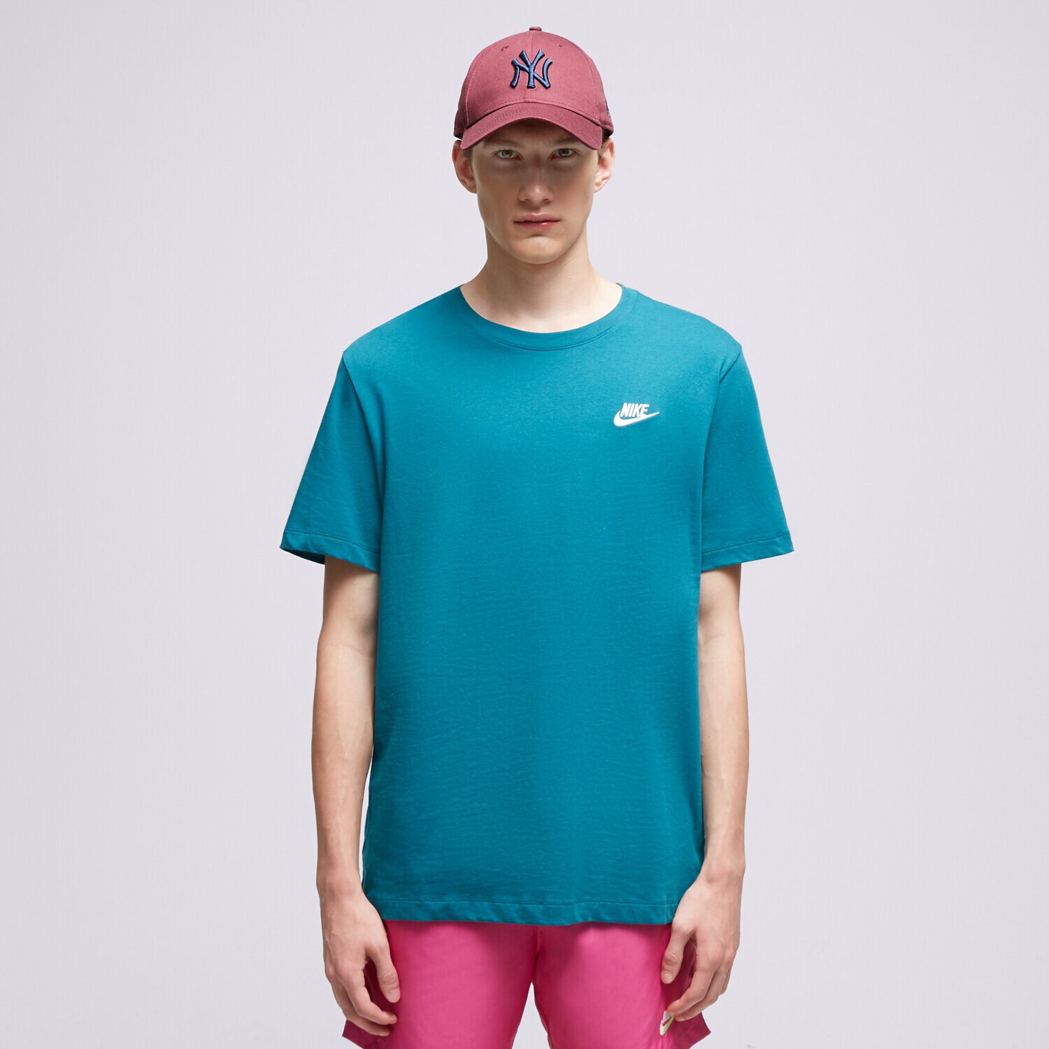 pánské tričko NIKE TRIČKO NIKE SPORTSWEAR CLUB AR4997-381 MODRÁ