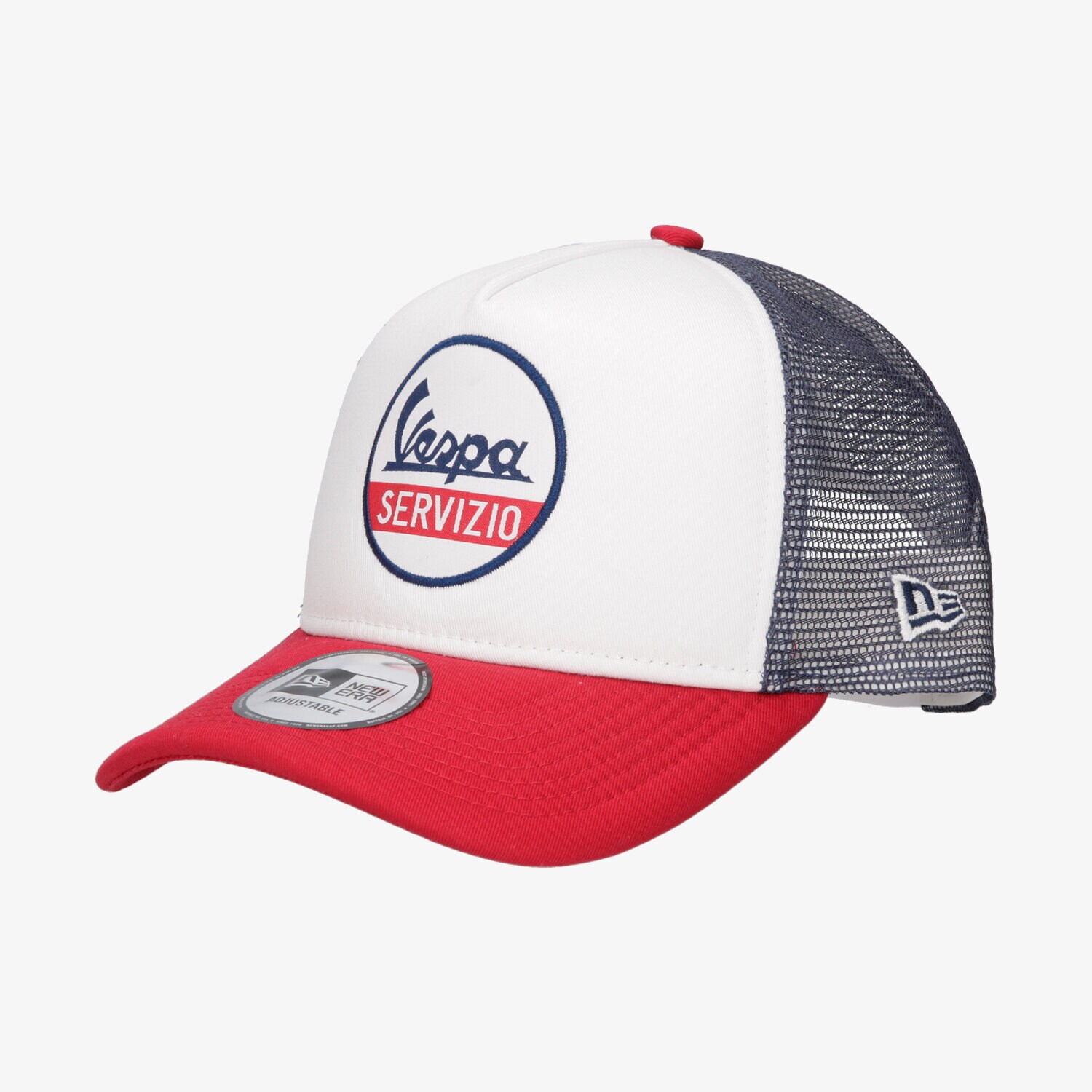pánská kšiltovka NEW ERA ČEPICE VESPA WHITE RUBBER LOGO WHT TRK 11871316 BÍLÁ