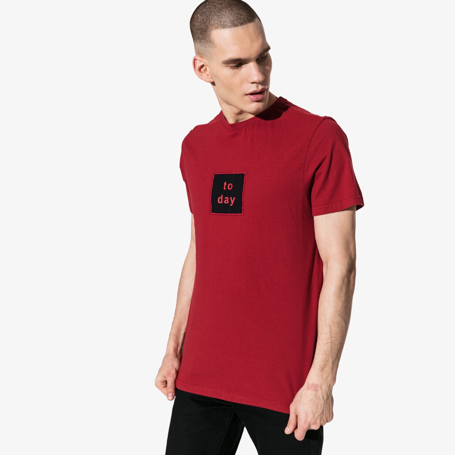 pánské tričko CONFRONT TRIČKO SS BIG LOGO TEE CF19TSM03002 ČERVENÁ