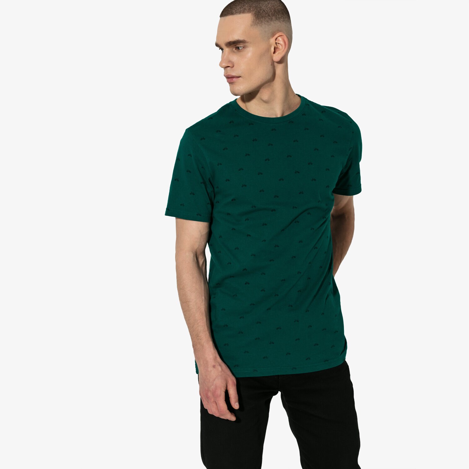 pánské tričko CONFRONT TRIČKO SS BICYCLES CF19TSM85001 ZELENÁ