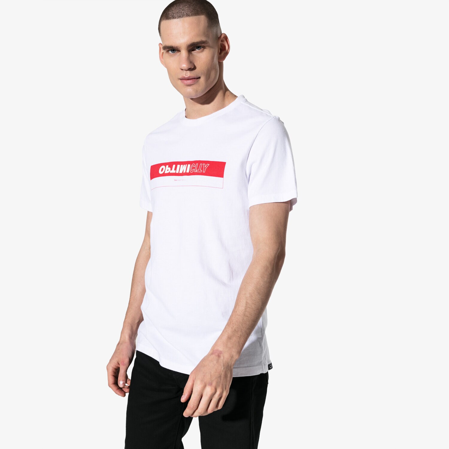 pánské tričko CONFRONT TRIČKO SS DIVER CF19TSM86001 BÍLÁ