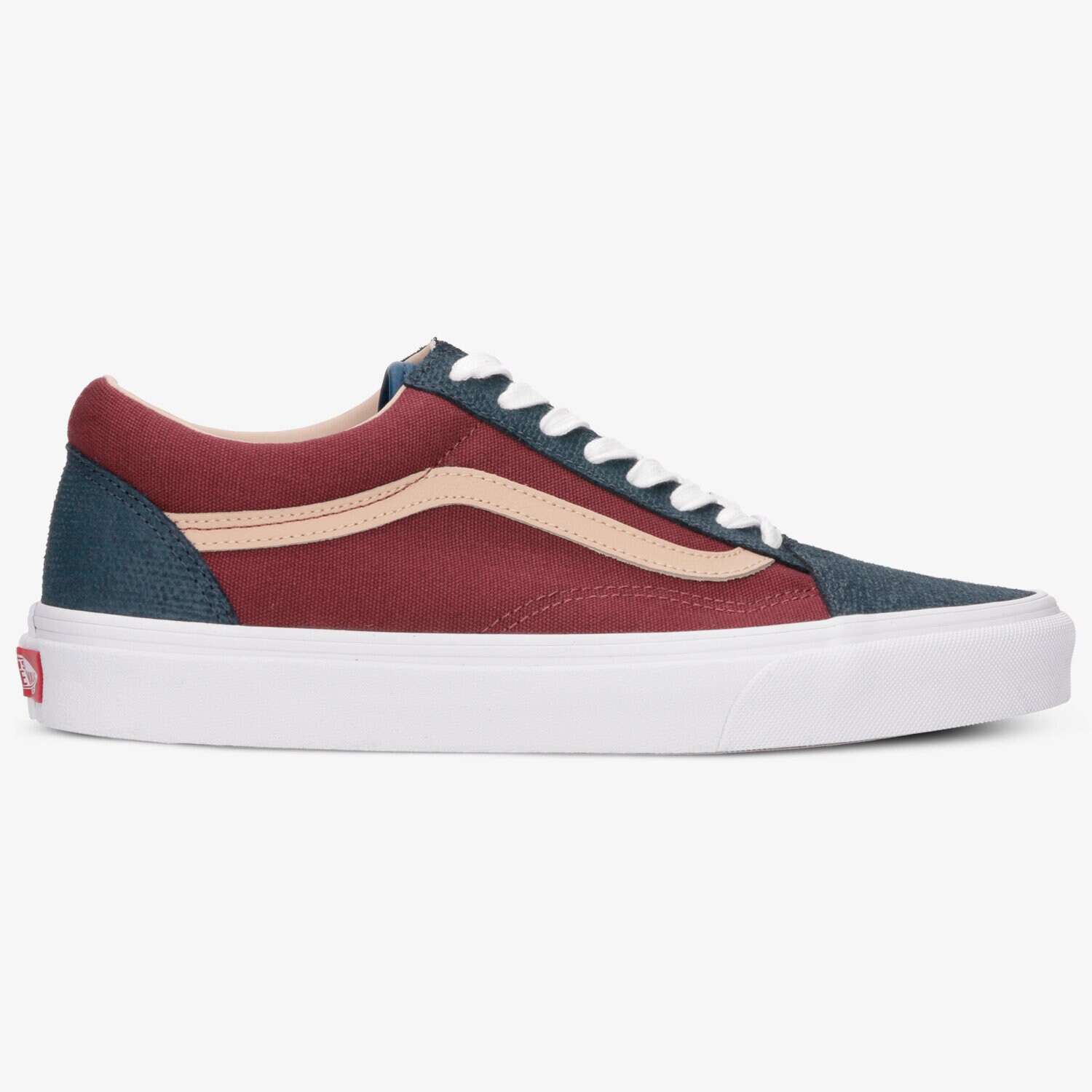 pánské skate boty (skateboardové) VANS UA OLD SKOOL VN0A38G1VMNM BORDOVÁ