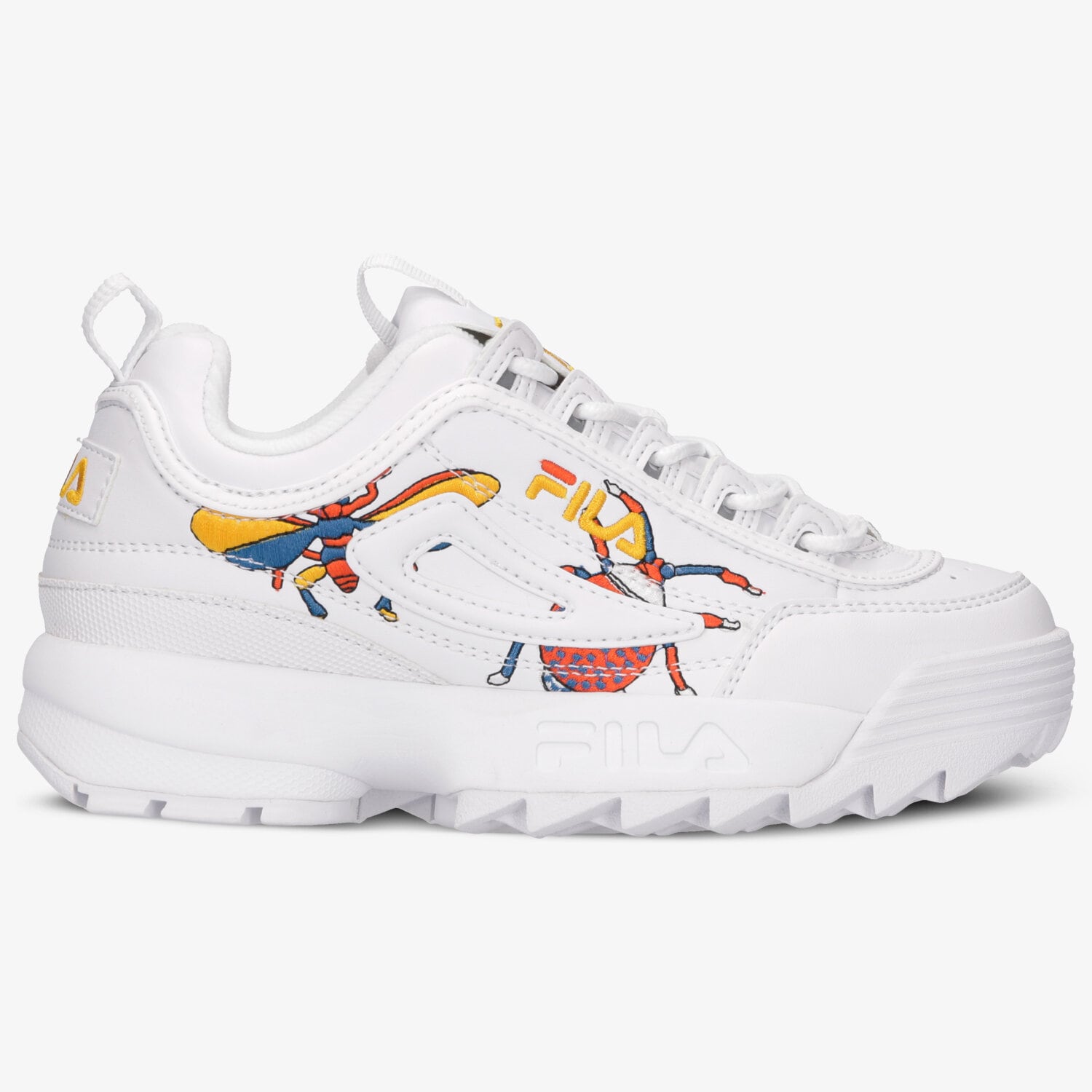 dámské tenisky FILA DISRUPTOR CALABRONE LOW WMN 101060990A BÍLÁ