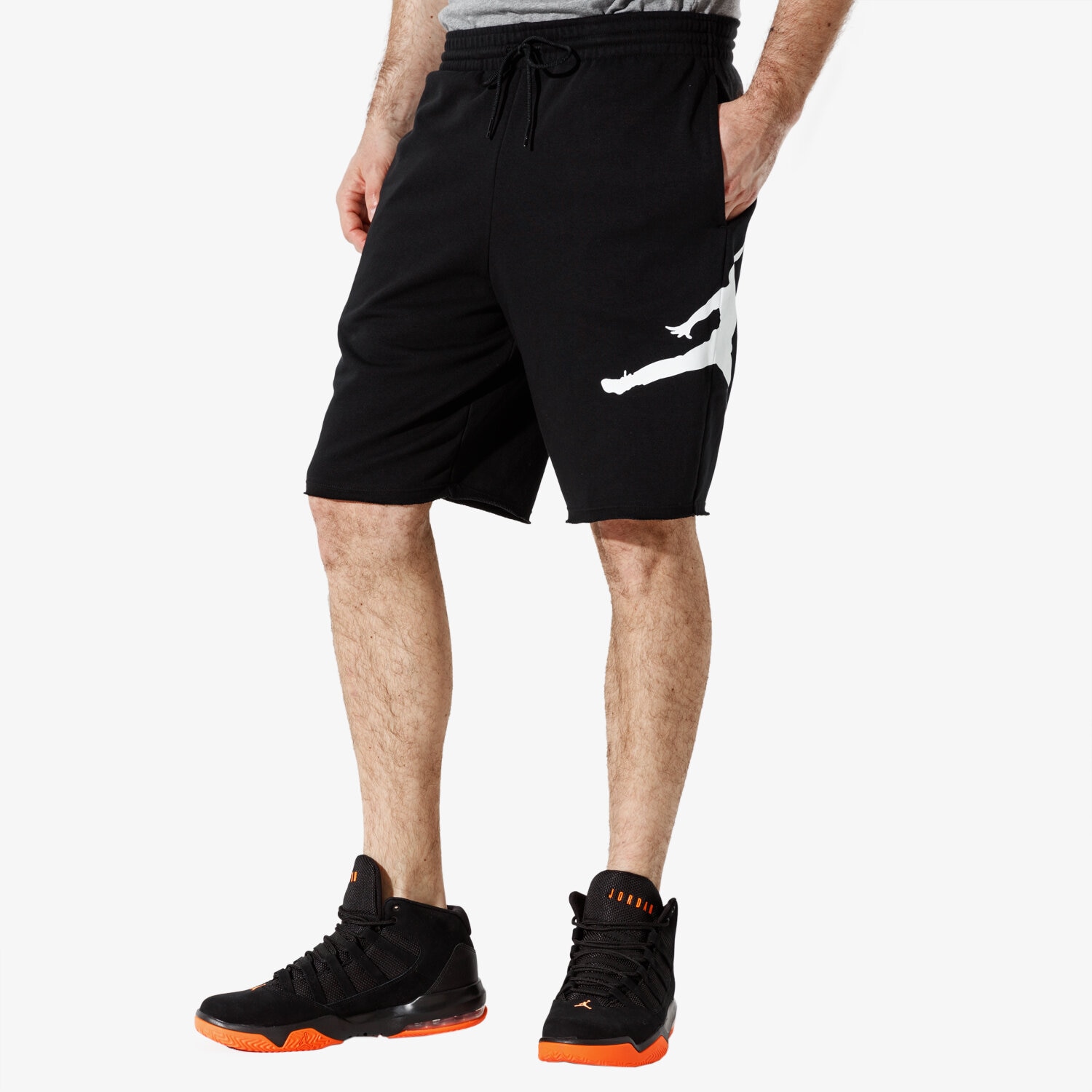 pánské kraťasy JORDAN ŠORTKY  JUMPMAN LOGO JORDAN OFF CRT BBALL AQ3115-010 ČERNÁ