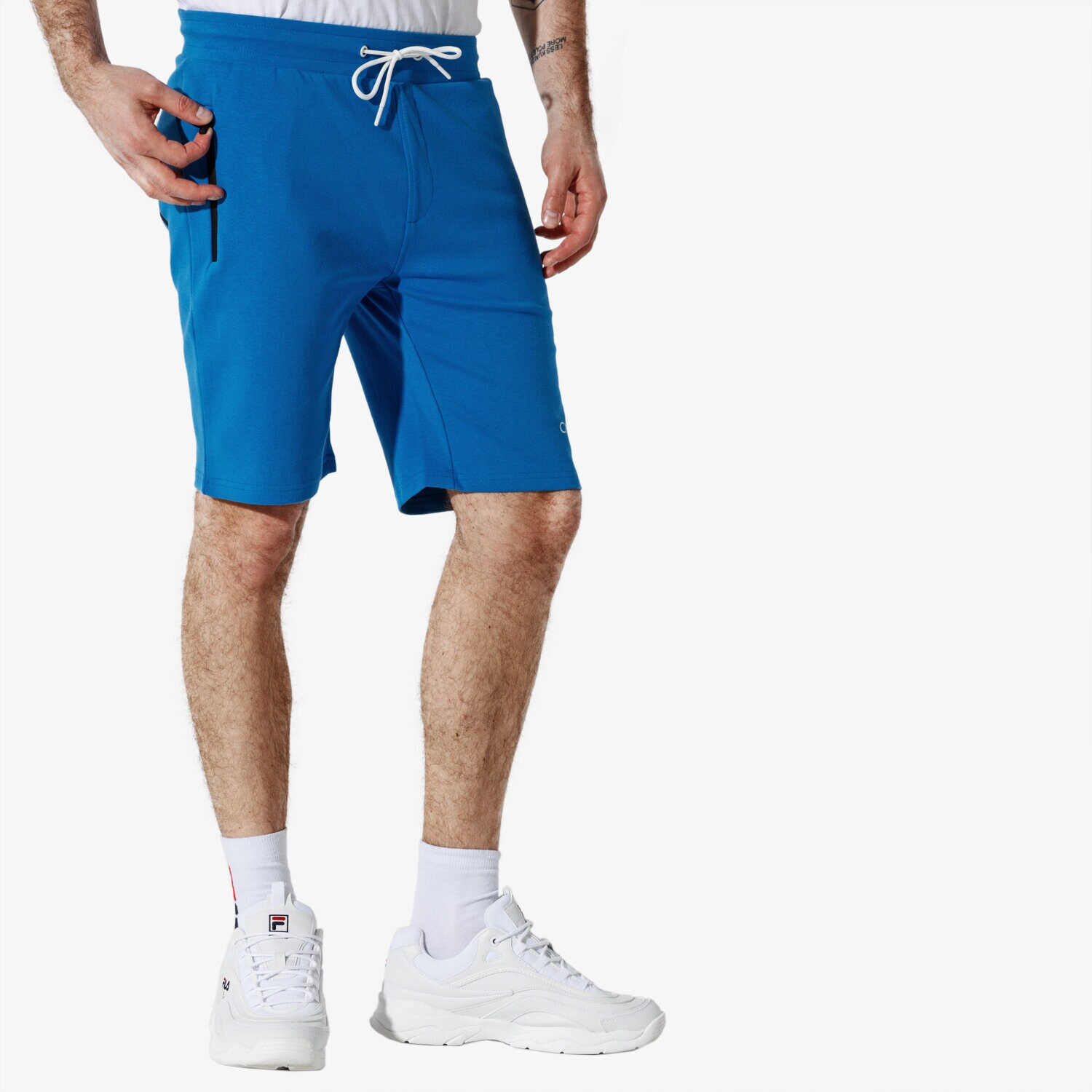 pánské kraťasy CONFRONT ŠORTKY  CNF ELASTIC SHORTS CF19SZM33003 MODRÁ