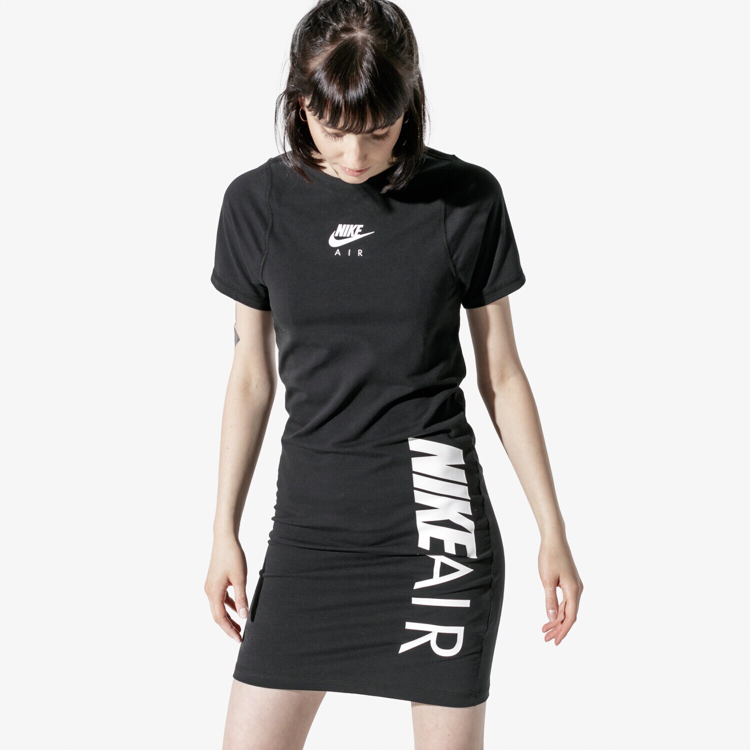 dámské šaty NIKE ŠATY W NSW AIR DRESS AR3288-010 ČERNÁ