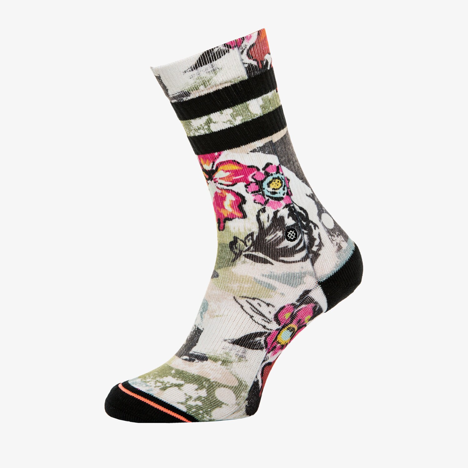 dámské ponožky STANCE PONOŽKY SOUL FLOWER CREW W556B19SFC VÍCEBAREVNÁ