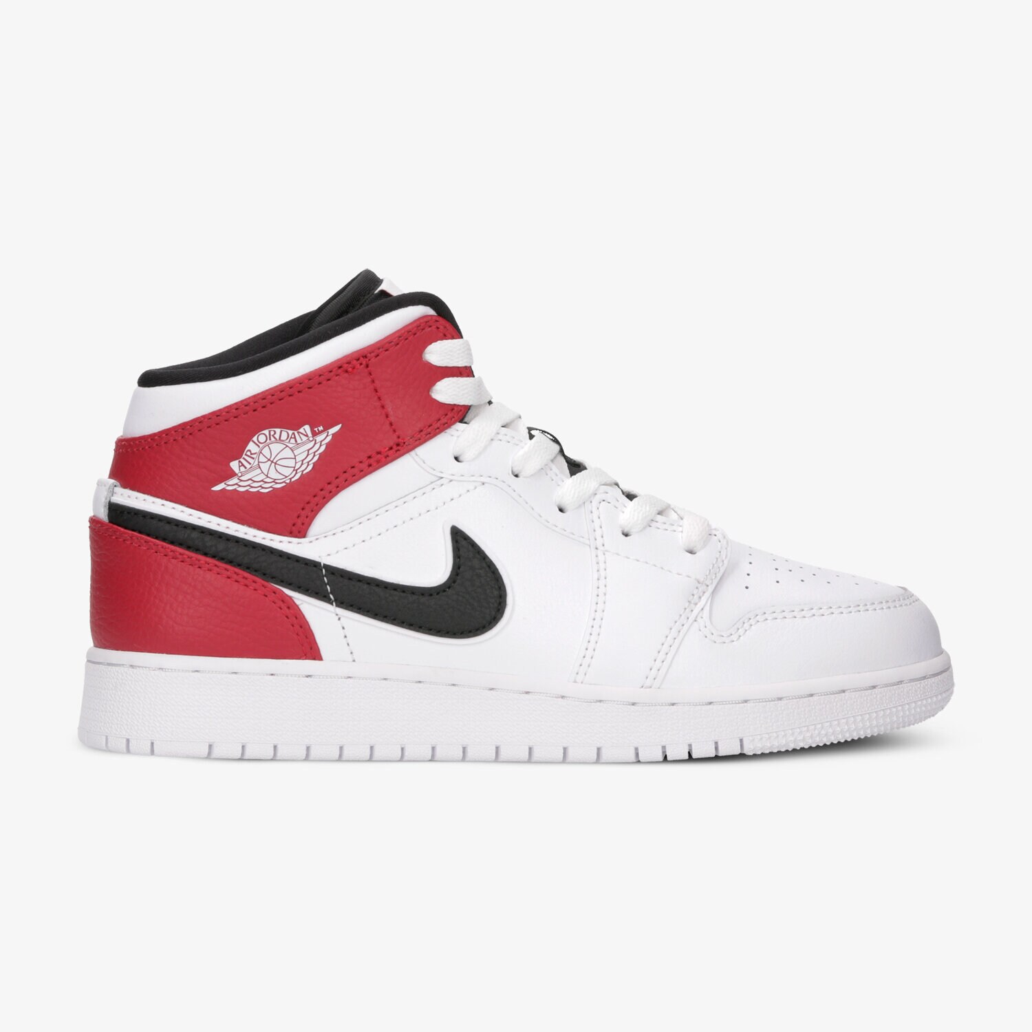 dětské tenisky AIR JORDAN 1 MID (GS) 554725-116 BÍLÁ