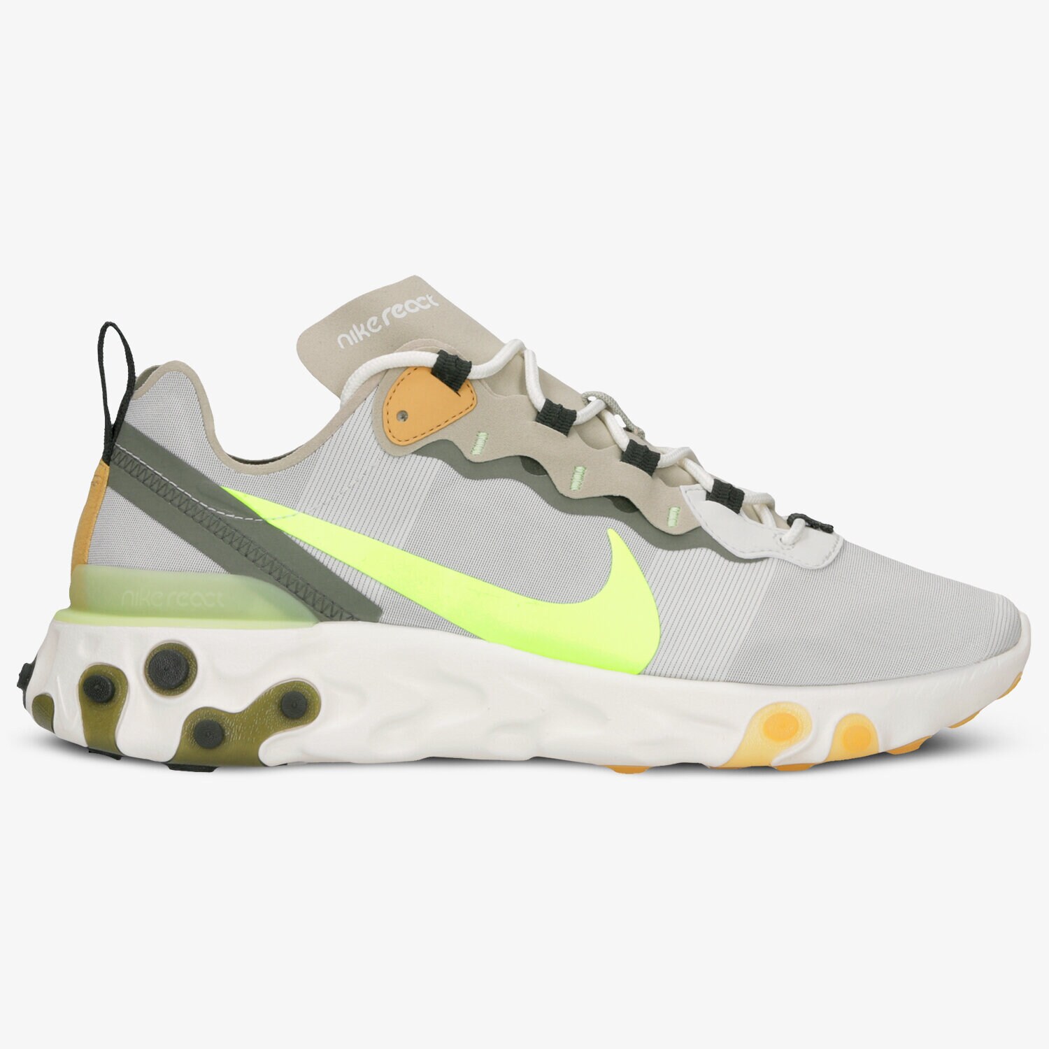 pánské tenisky NIKE REACT ELEMENT 55 BQ6166-009 ŠEDÁ