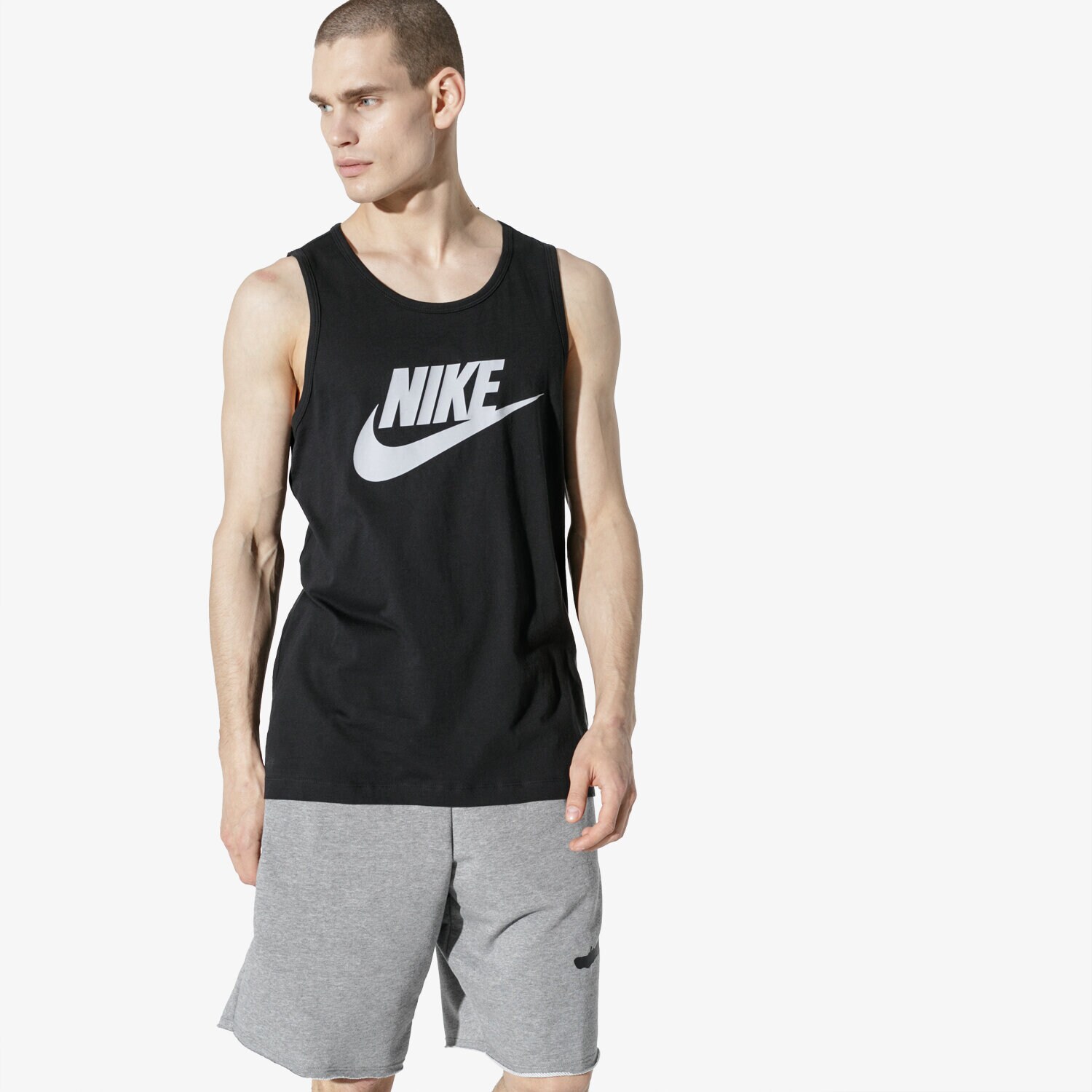 pánská košile NIKE TOP M NSW ICON FUTURA AR4991-011 ČERNÁ
