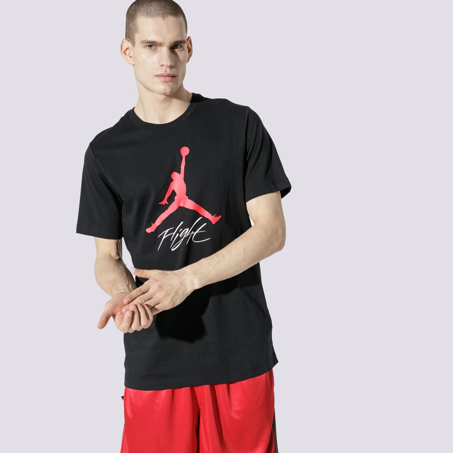 pánské tričko JORDAN TRIČKO SS JUMPMAN FLIGHT HBR TEE AO0664-010 ČERNÁ