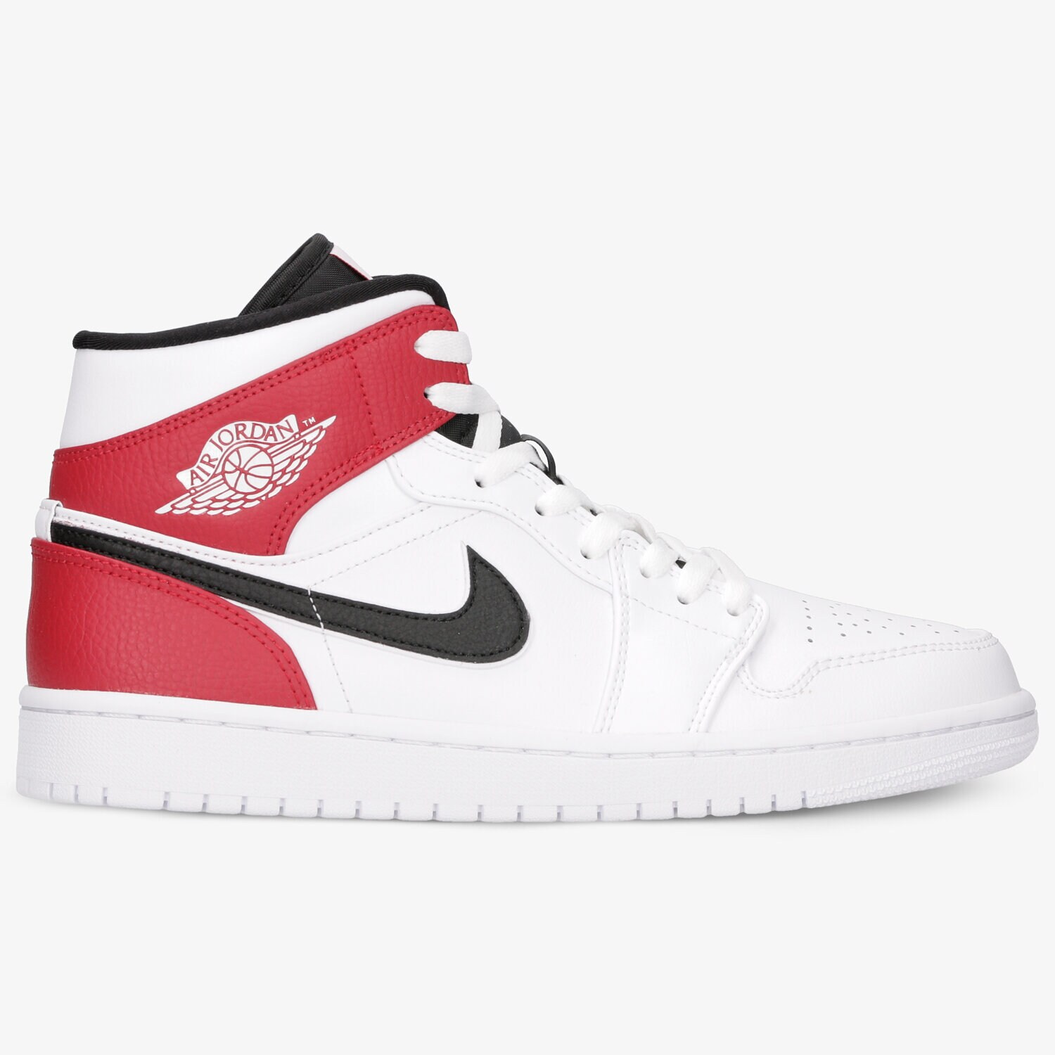 pánské tenisky AIR JORDAN 1 MID  554724-116 BÍLÁ