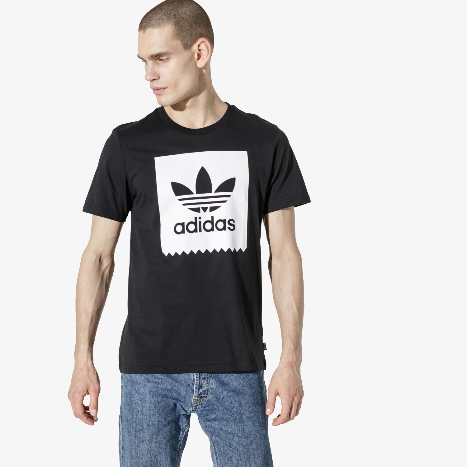 pánské tričko ADIDAS TRIČKO SS SOLID BB T BLK CW2339 ČERNÁ