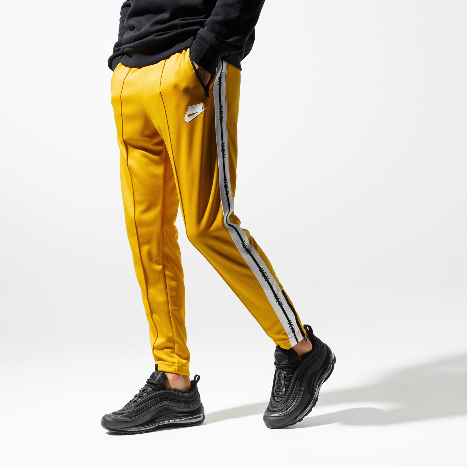 pánské kalhoty NIKE KALHOTY  M NSW NSP TRK PANT AR1613-752 ŽLUTÁ