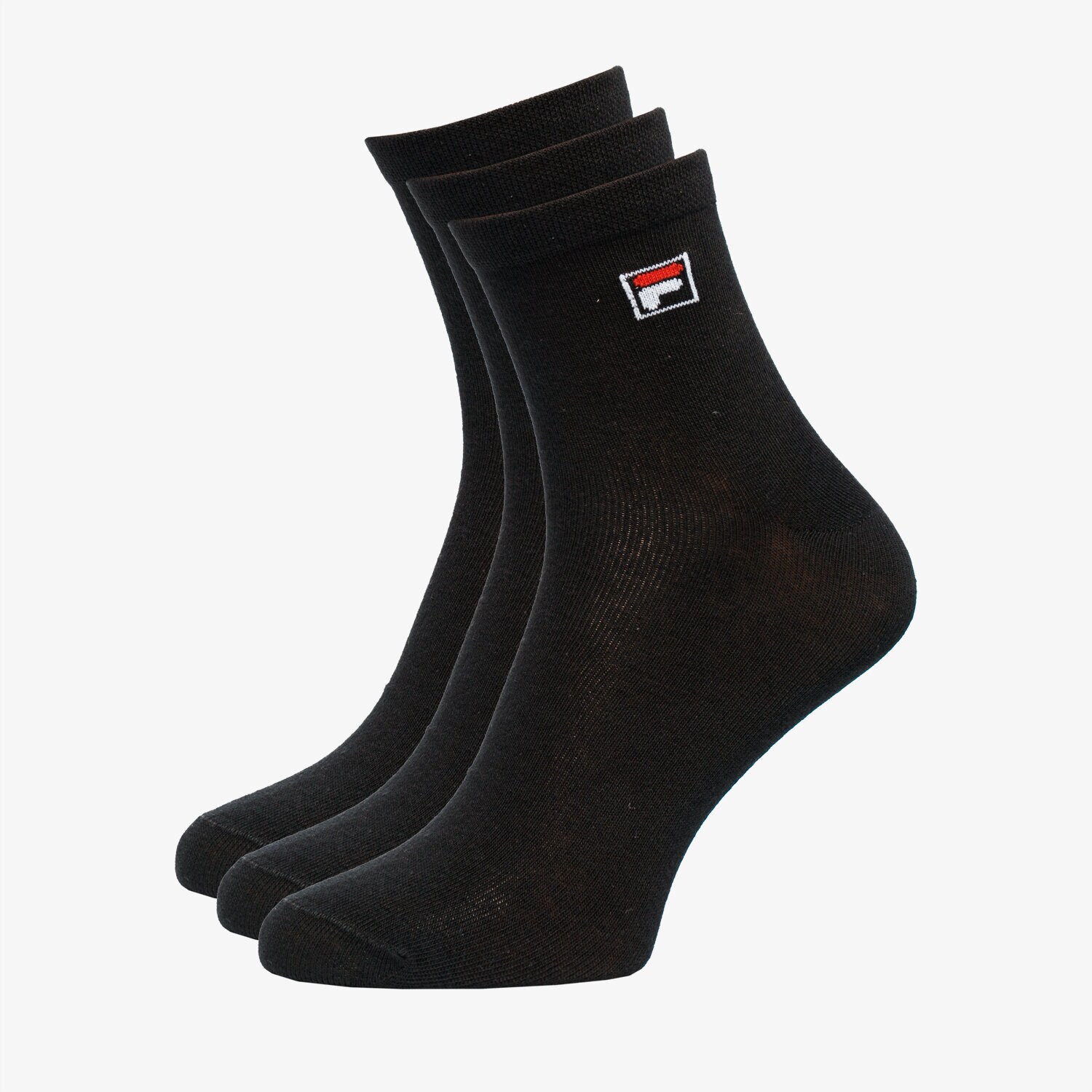dámské ponožky FILA PONOŽKY STREET 3PACK F9303 BLACK F9303200 ČERNÁ