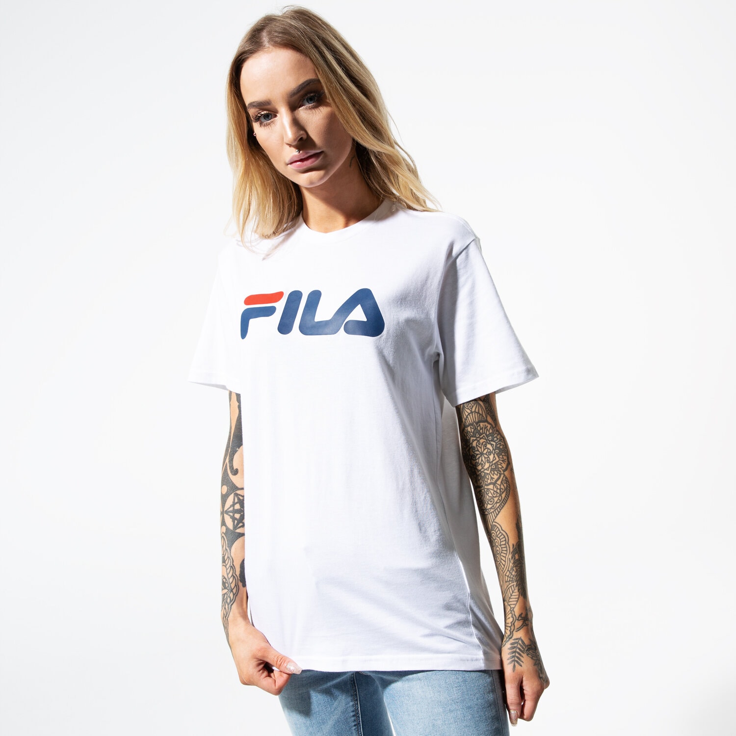 dámské tričko FILA TRIČKO SS PURE SHORT SLEEVE SHIRT WW 681093M67W BÍLÁ