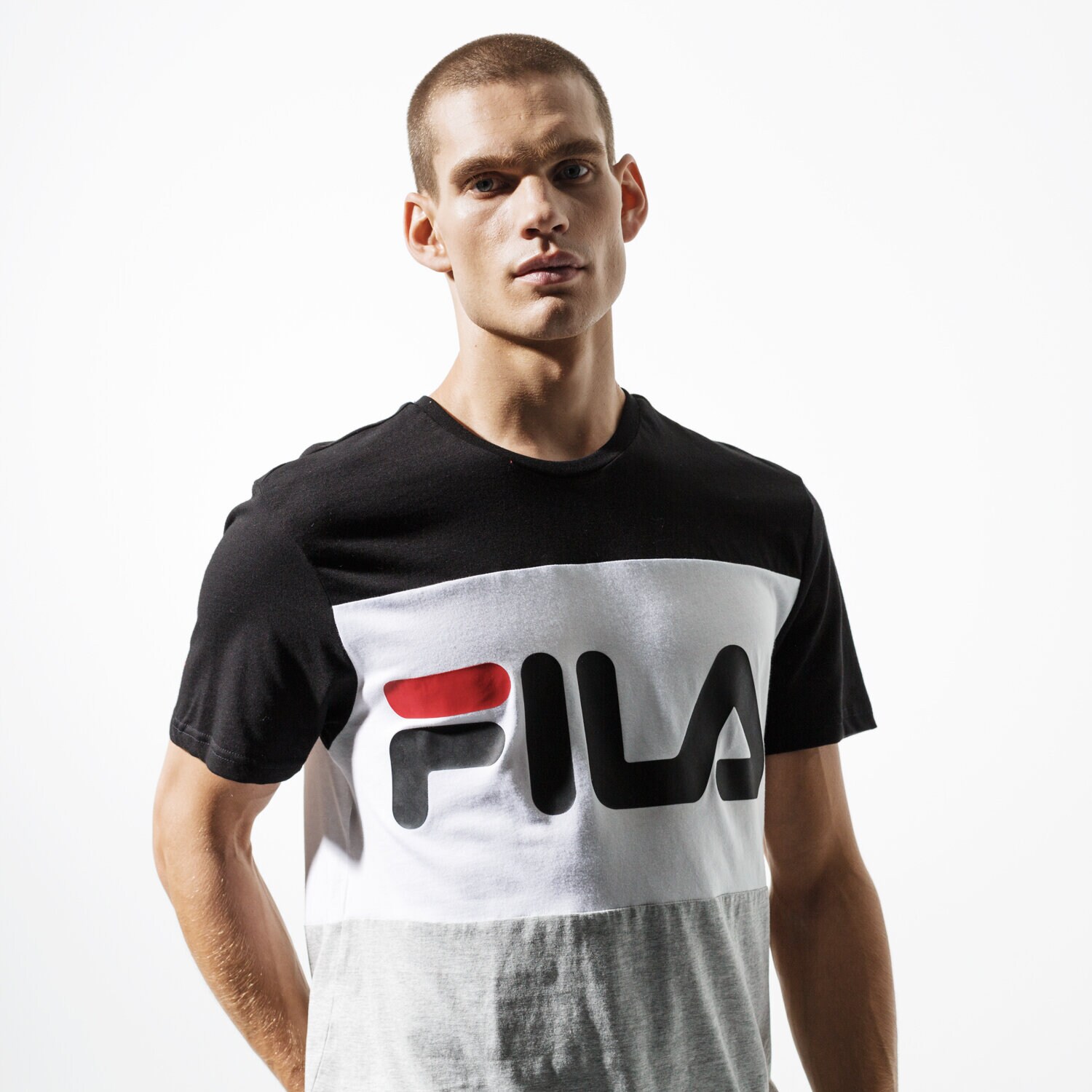 pánské tričko FILA TRIČKO SS DAY TEE 681244I85 ŠEDÁ
