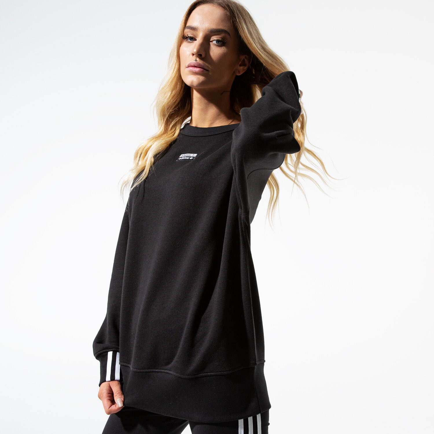 dámská mikina ADIDAS MIKINA VOCAL SWEAT ED5845 ČERNÁ