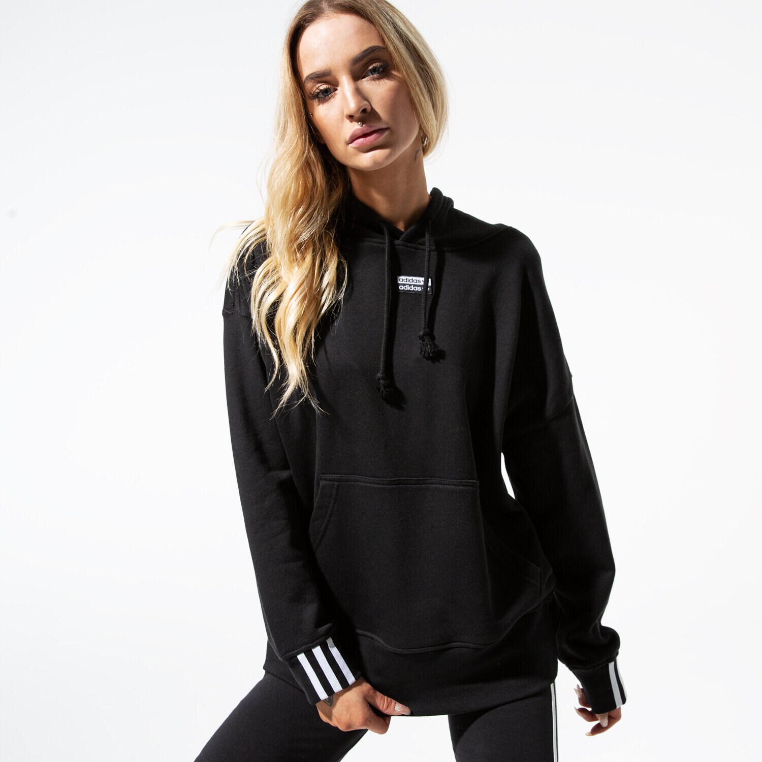dámská mikina ADIDAS MIKINA VOCAL HOODIE ED5848 ČERNÁ