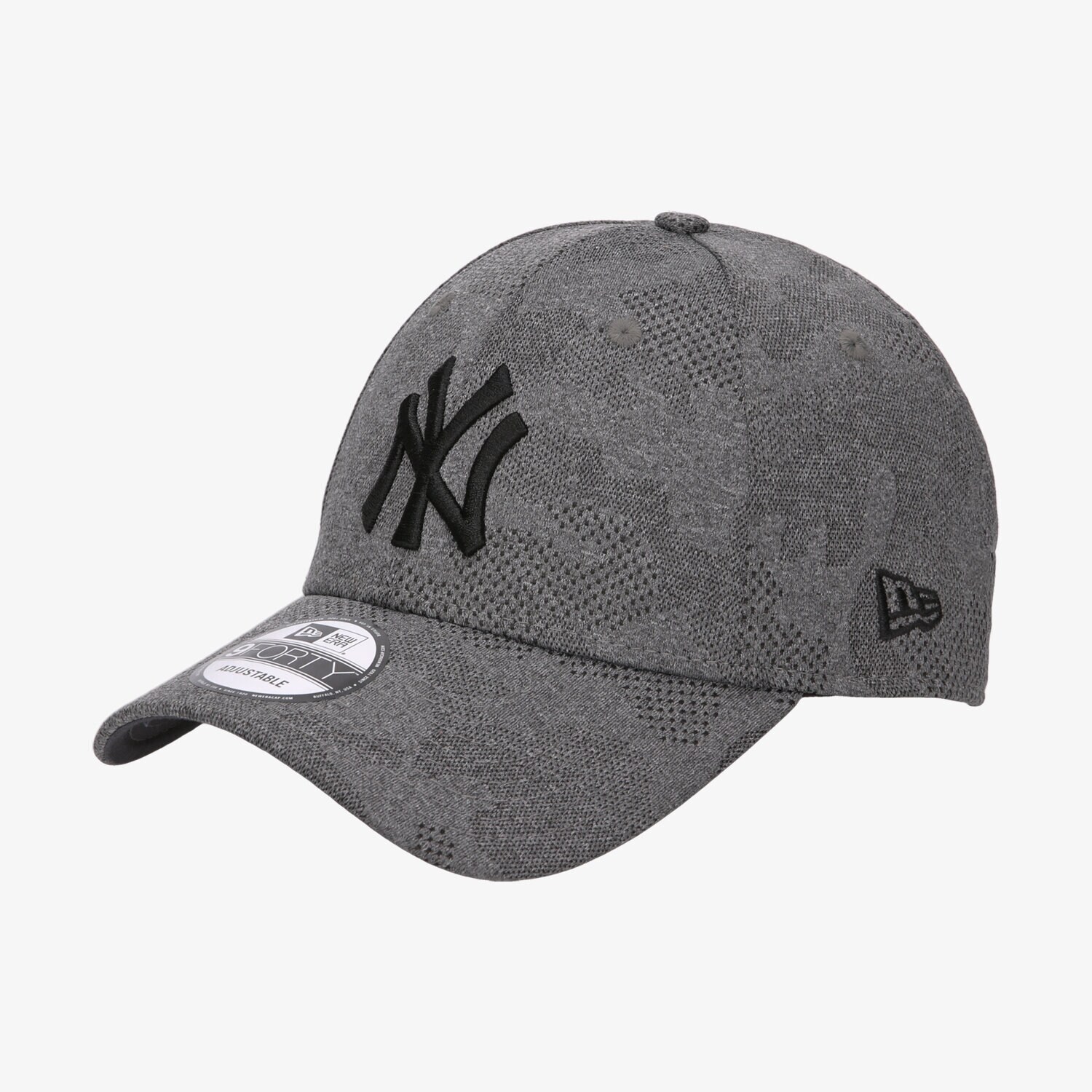 dětská kšiltovka NEW ERA ČEPICE ENGINEERED PLUS 9FORTY NEYYAN BLKBLK 12040598 ŠEDÁ