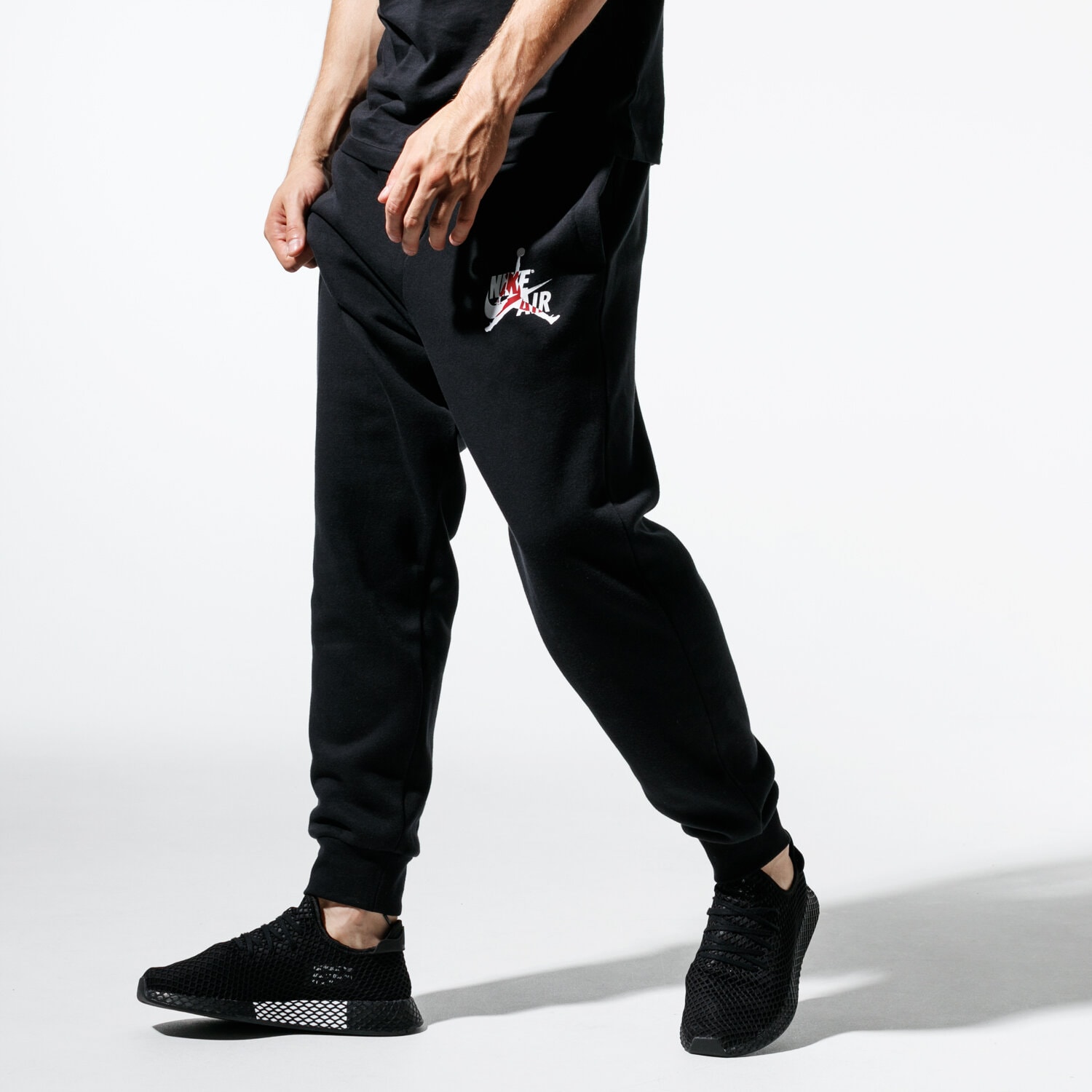 pánské kalhoty JORDAN KALHOTY  M J JUMPMAN CLASSICS PANT BV6008-010 ČERNÁ