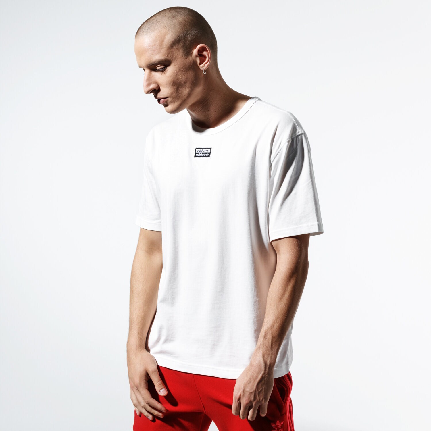 pánské tričko ADIDAS TRIČKO SS VOCAL TEE ED7221 BÍLÁ