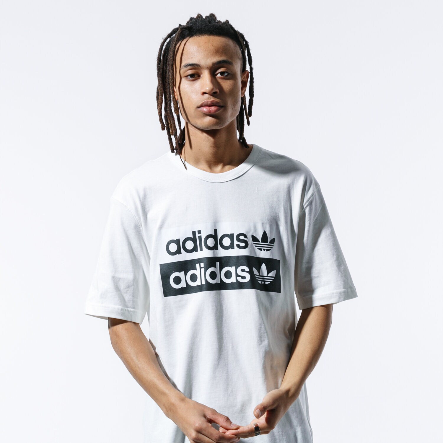 pánské tričko ADIDAS TRIČKO SS VOCAL LOGO TEE ED7195 BÍLÁ