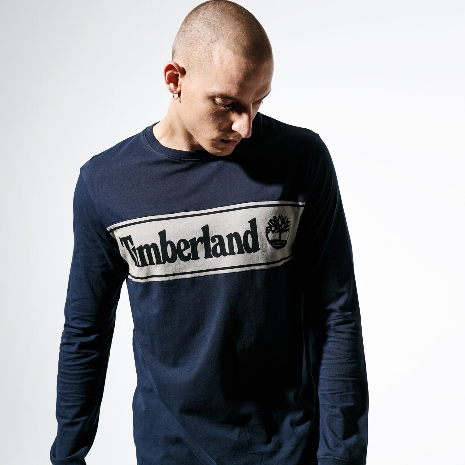 pánské tričko TIMBERLAND TRIČKO LS SS CUT & SEW LINEAR LOGO TEE TB0A1Z24X451 VÍCEBAREVNÁ