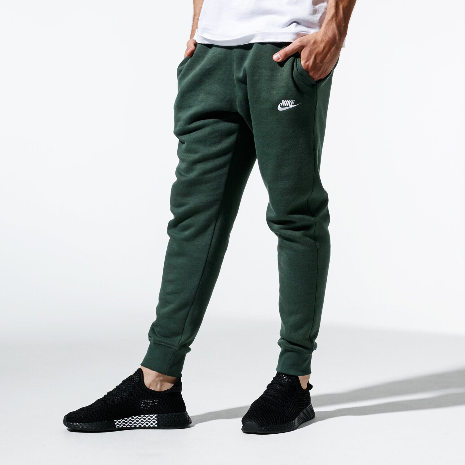 pánské kalhoty NIKE KALHOTY  SPORTSWEAR CLUB FLEECE BV2671-370 KHAKI