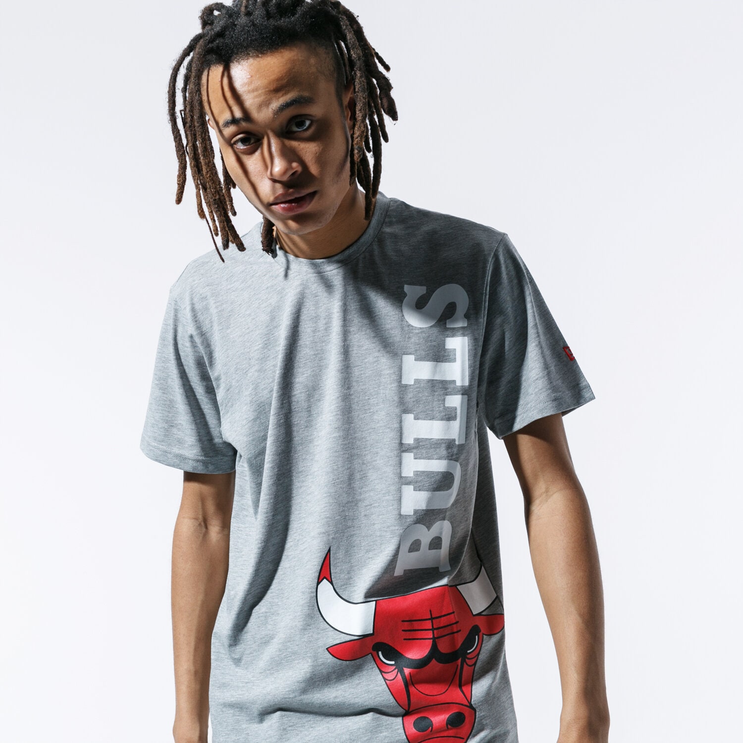 pánské tričko NEW ERA TRIČKO SS NBA TEAM TEE CHIBUL LGH 12033445 ŠEDÁ