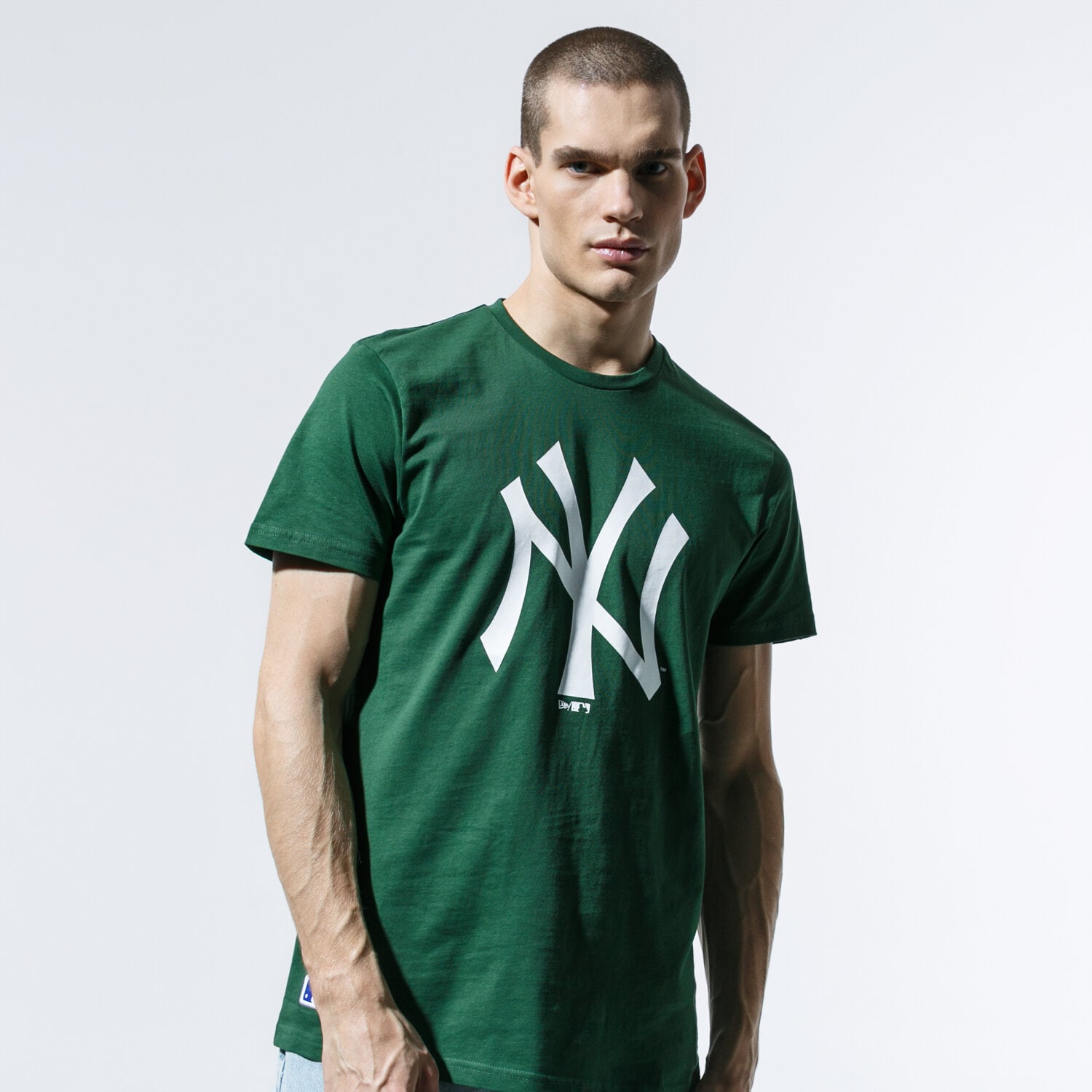 pánské tričko NEW ERA TRIČKO SS MLB SEASONAL TEAM LOGO TEE NEYYAN HOG 12033499 ZELENÁ