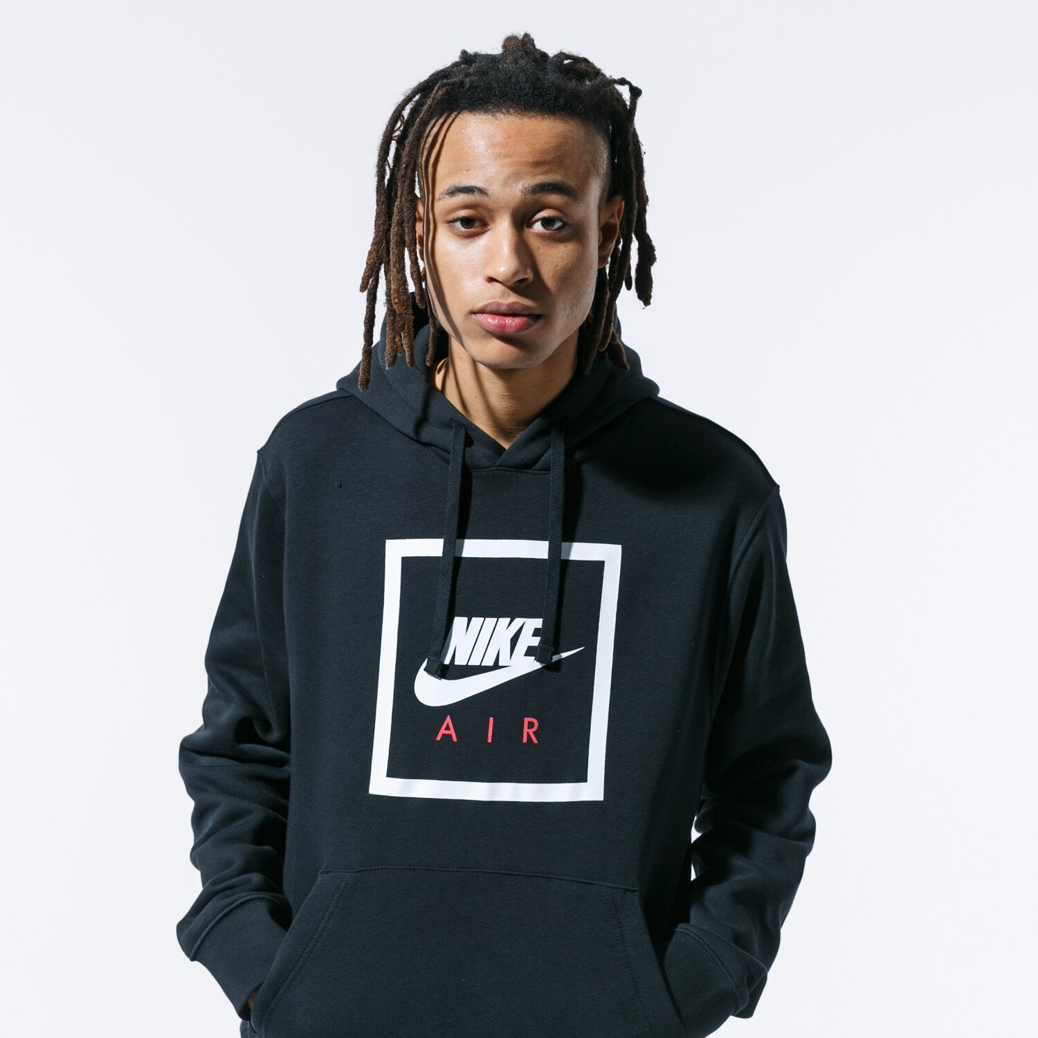 pánská mikina NIKE MIKINA M NSW PO HOODIE NIKE AIR 5 CI1052010 ČERNÁ