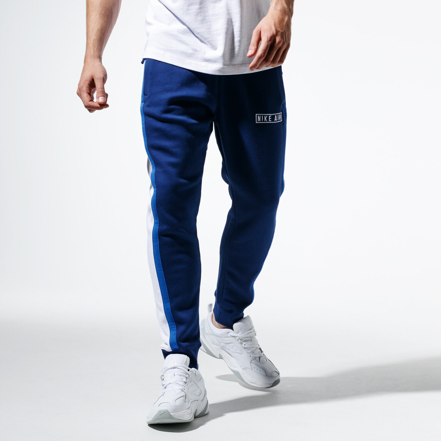 pánské kalhoty NIKE KALHOTY  M NSW NIKE AIR PANT FLC BV5147492 TMAVOMODRÁ