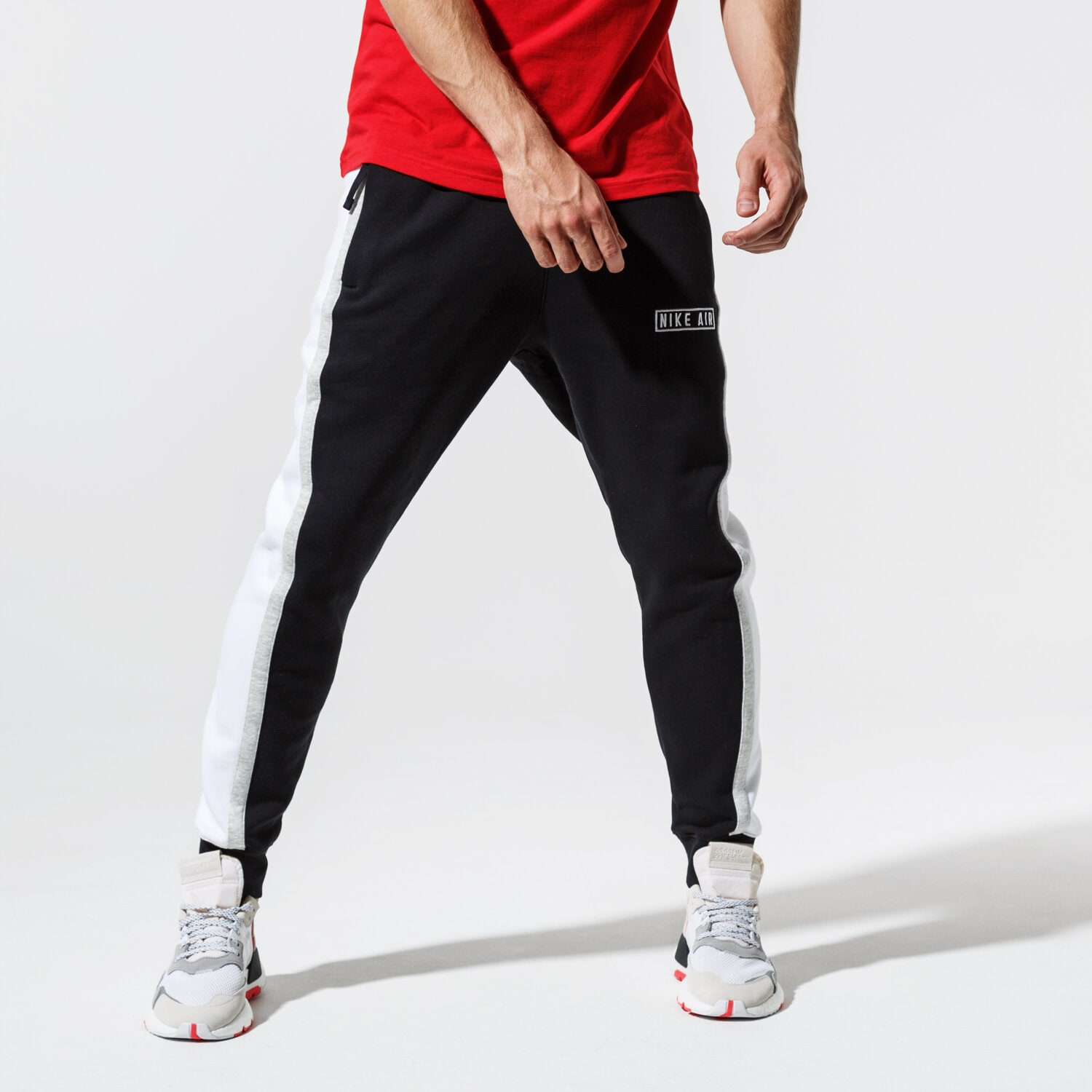 pánské kalhoty NIKE KALHOTY  M NSW NIKE AIR PANT FLC BV5147-010 ČERNÁ