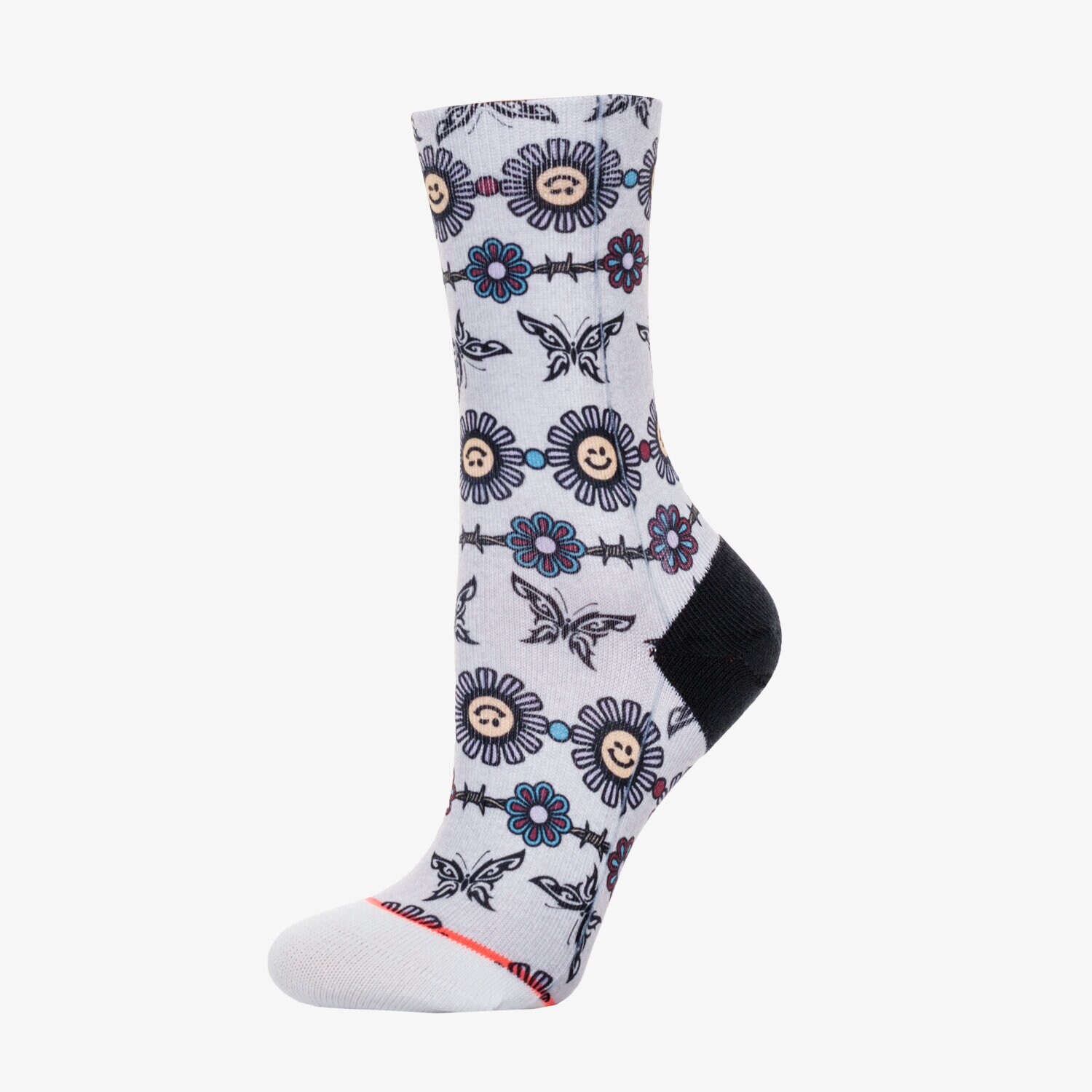 dámské ponožky STANCE PONOŽKY DAISY CHAIN W525C19DAC ŠEDÁ