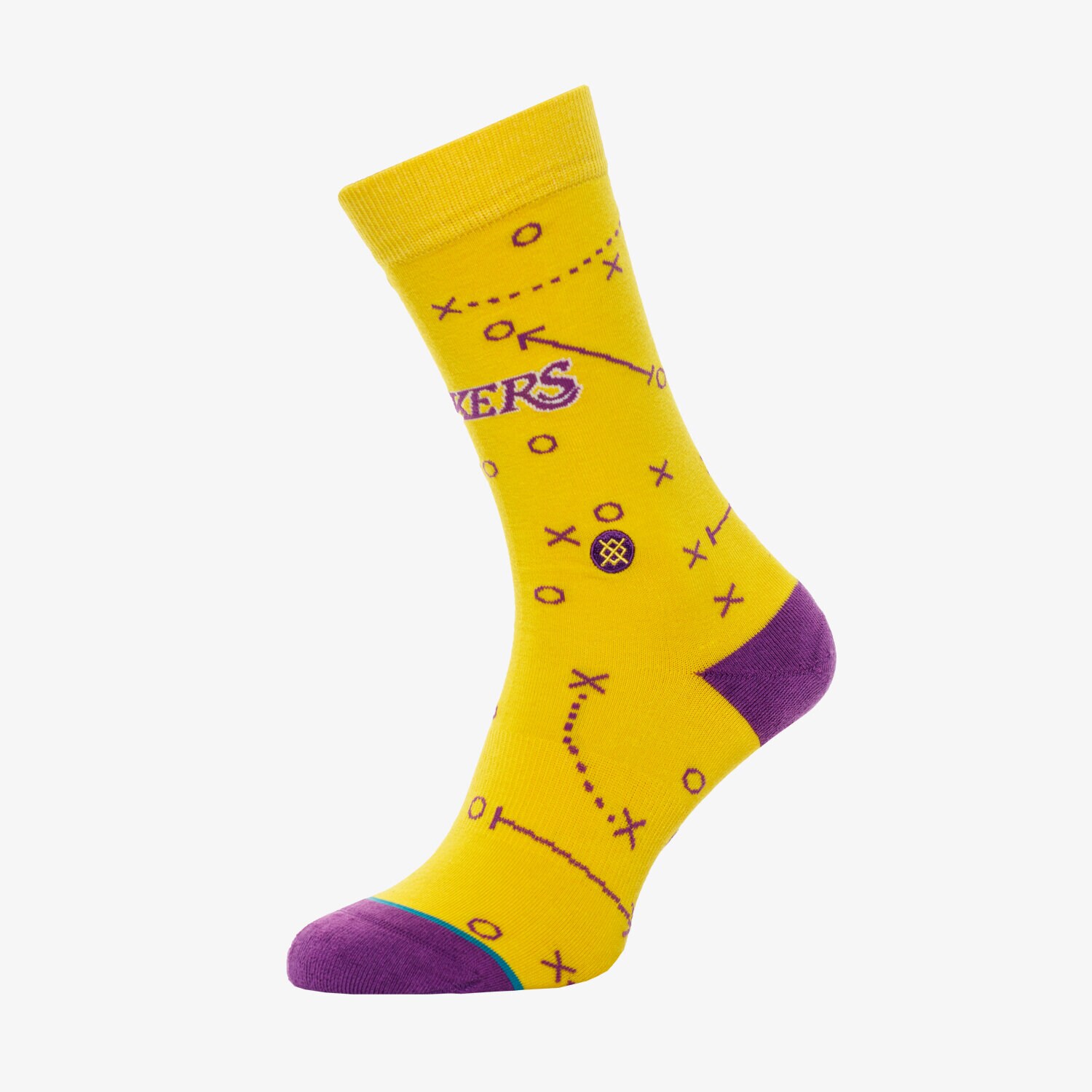 pánské ponožky STANCE PONOŽKY LAKERS PLAYBOOK M545A19LAK ŽLUTÁ