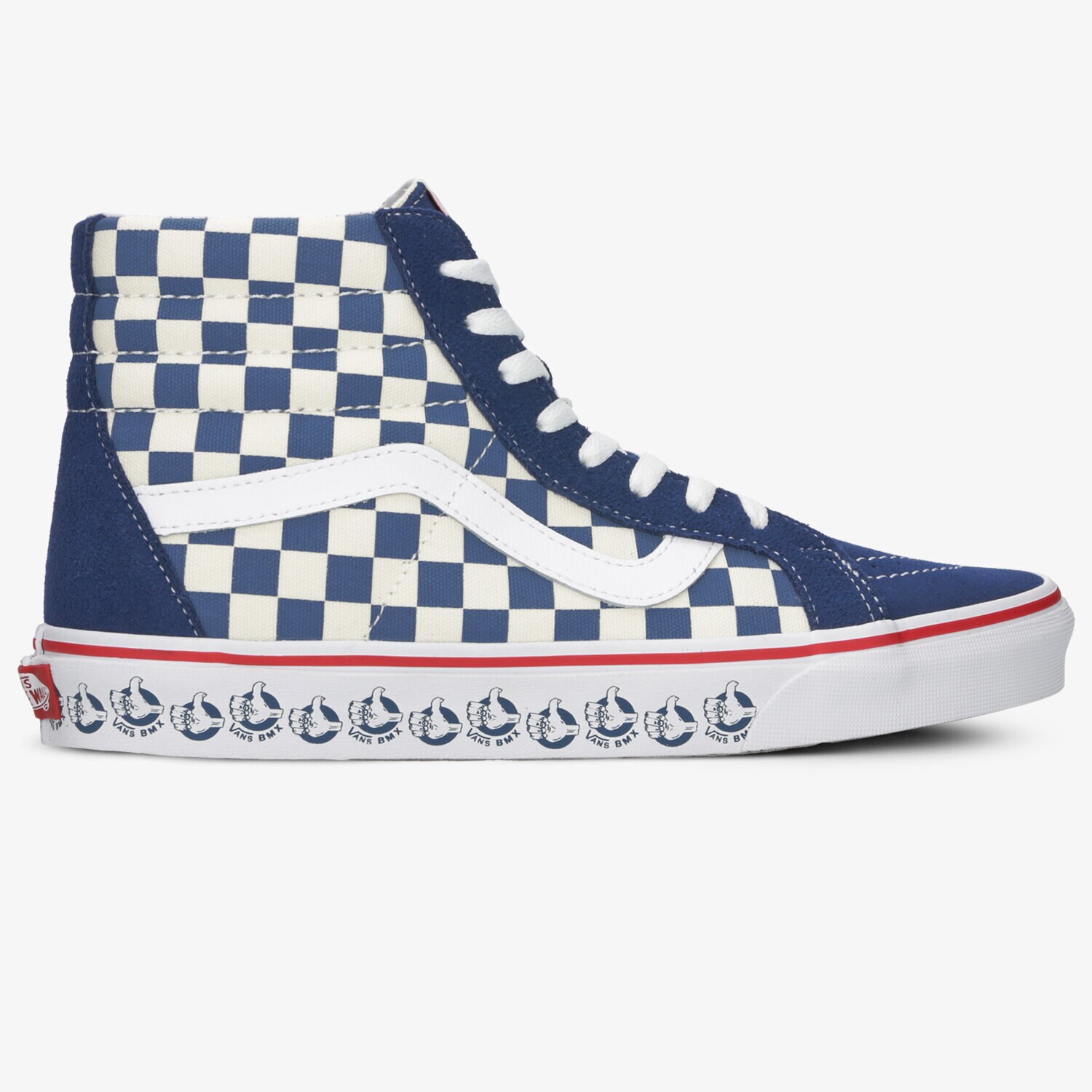 pánské skate boty (skateboardové) VANS UA SK8-HI REISSUE VN0A4BV8V3X1 MODRÁ