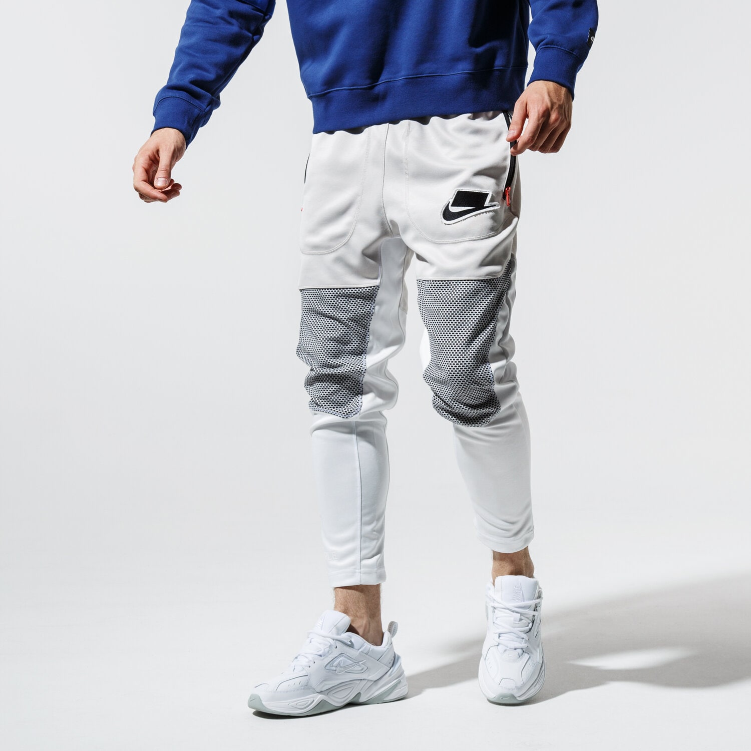 pánské kalhoty NIKE KALHOTY  M NSW NSP TRK PANT PK BODYMAP BV4550-072 BÍLÁ