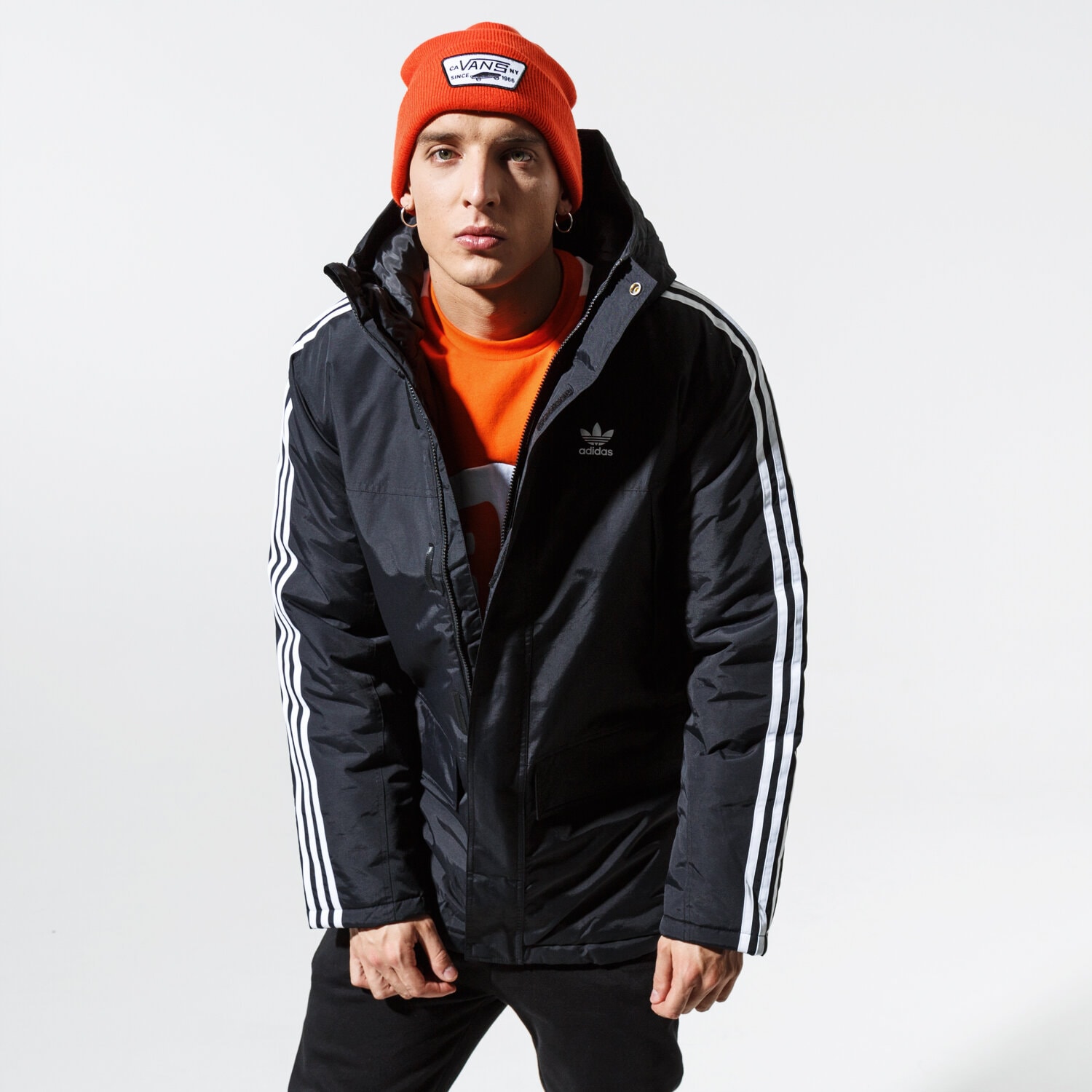 pánská zimní bunda ADIDAS BUNDA FUR PARKA PADDE ED5834 ČERNÁ