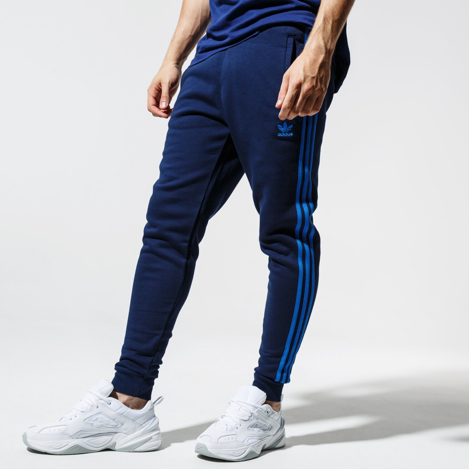 pánské kalhoty ADIDAS KALHOTY  3-STRIPES PANT EK0263 TMAVOMODRÁ
